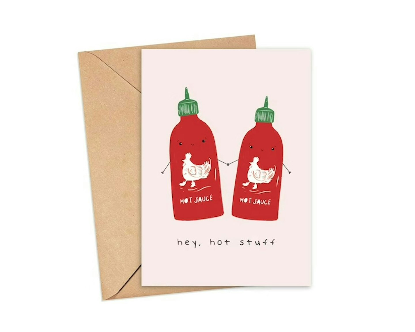 Etsy Hey Hot Stuff Funny Card