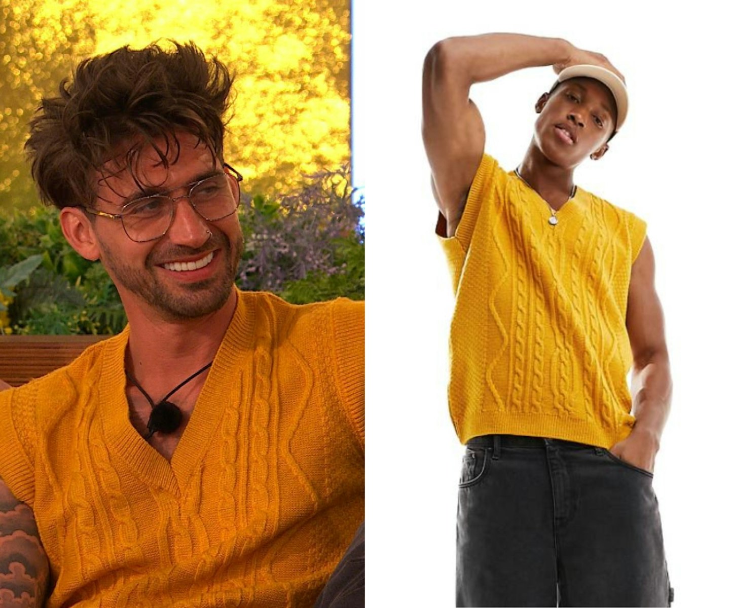 Chris' Yellow Knit Vest 