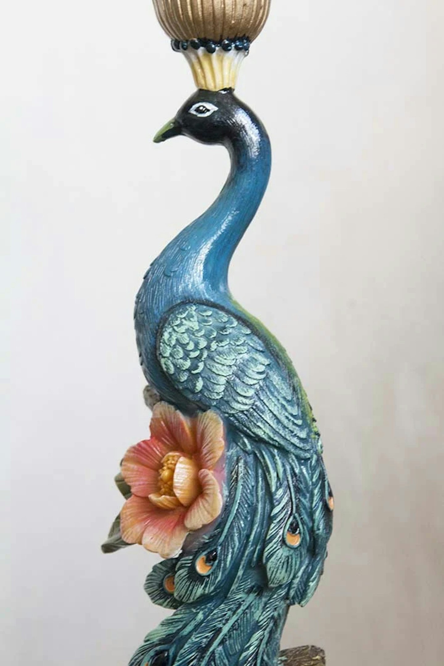 peacock candle