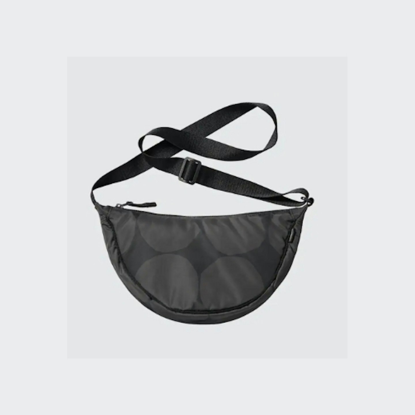 Uniqlo Round Mini Shoulder Bag in Dark Grey