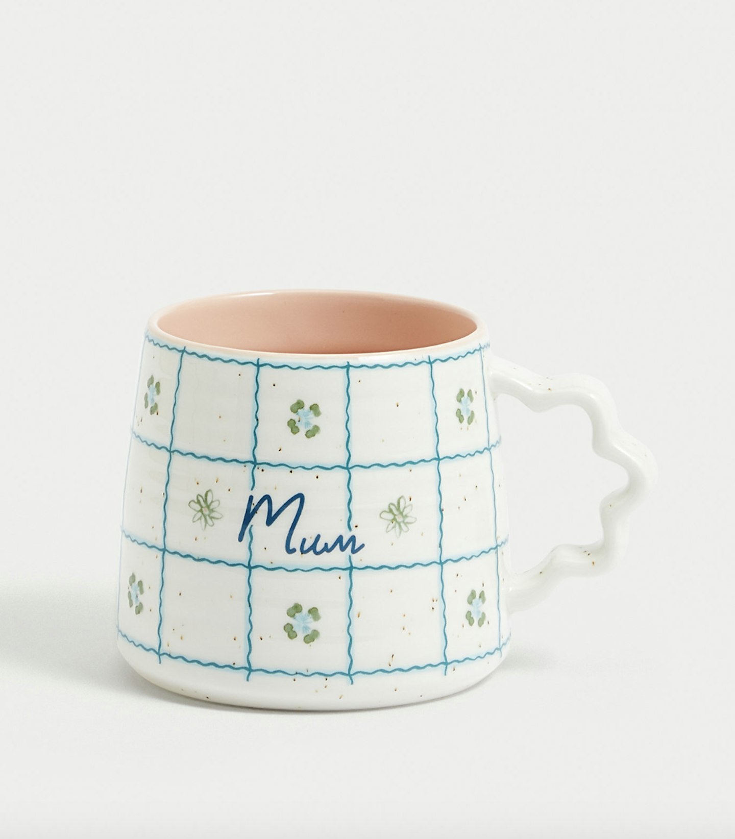 Floral Check Mum Mug