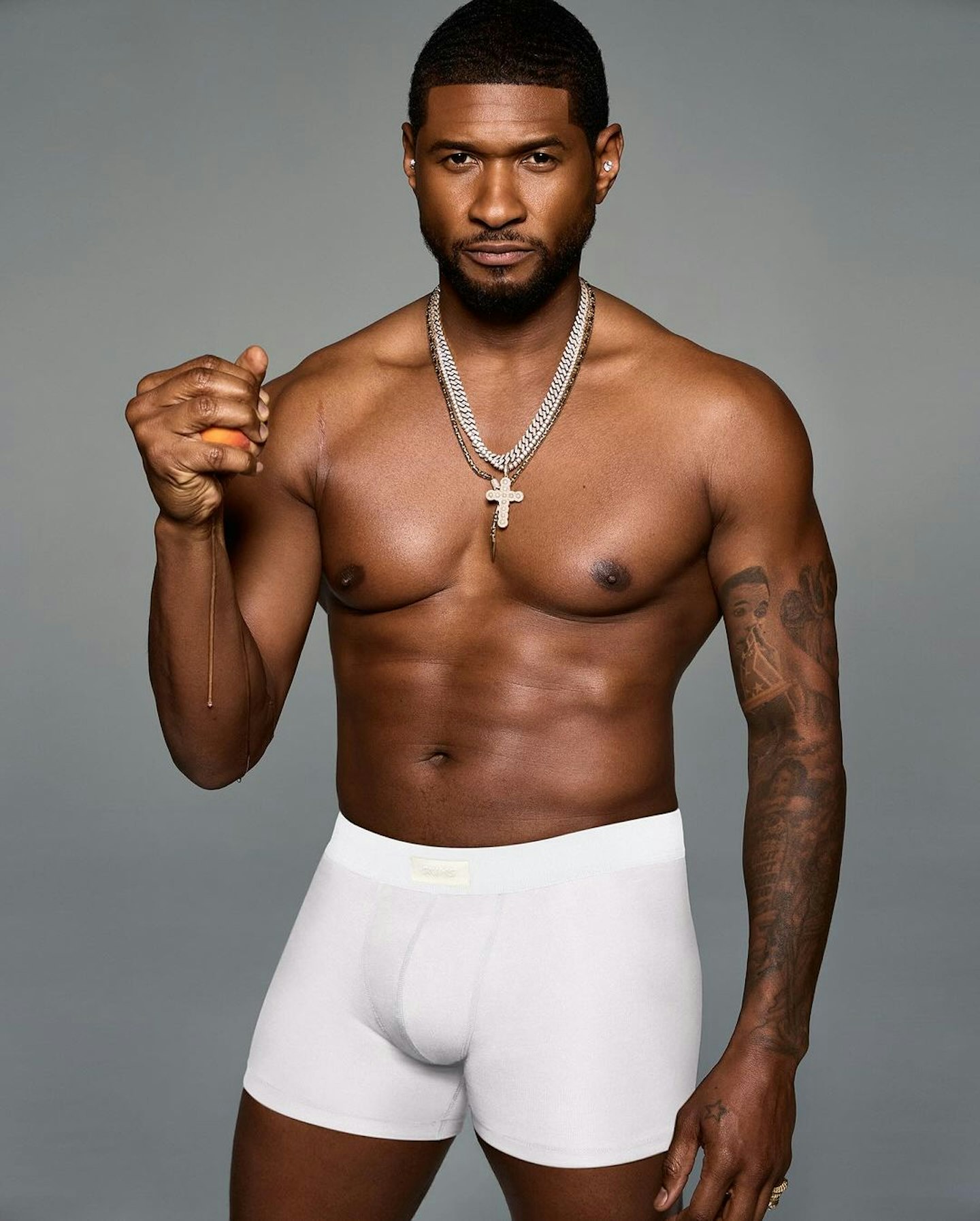 Usher for Skims Kim Kardashian