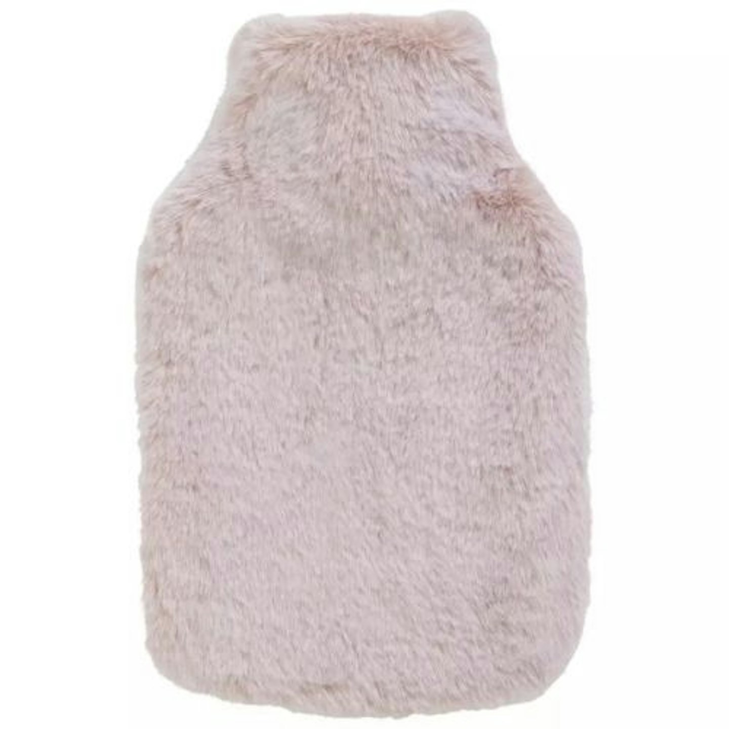 Argos Home Blush Pink Faux Fur Hot Water Bottle