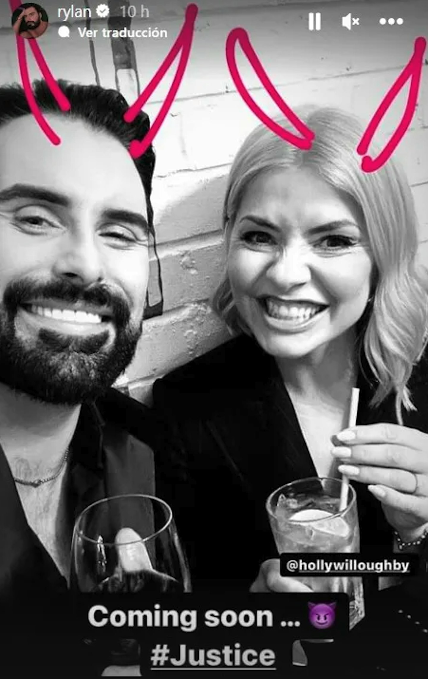 Rylan and Holly Willoughby together