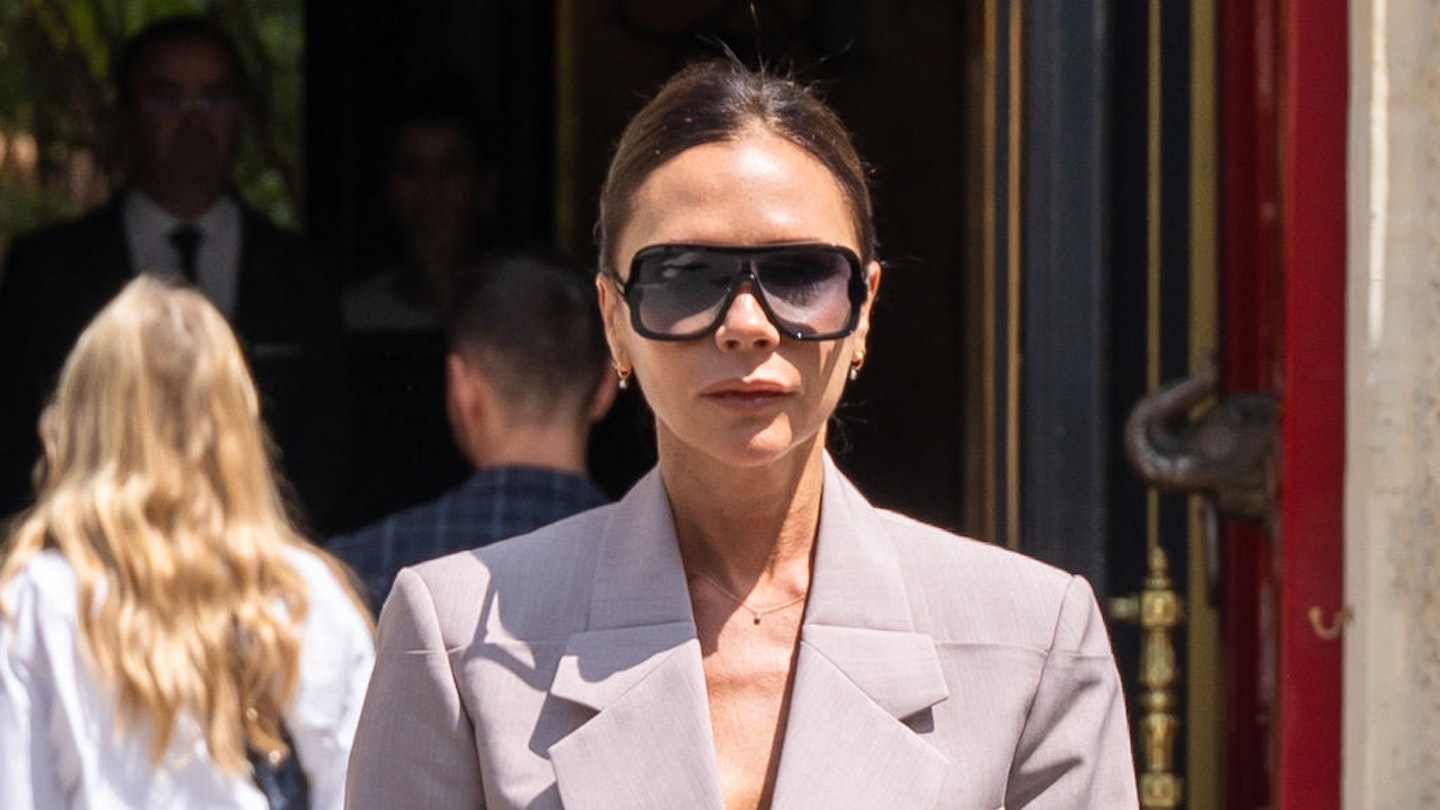 Victoria Beckham is seen on June 27, 2023 in Paris, France. (Photo by Marc Piasecki/GC Images)