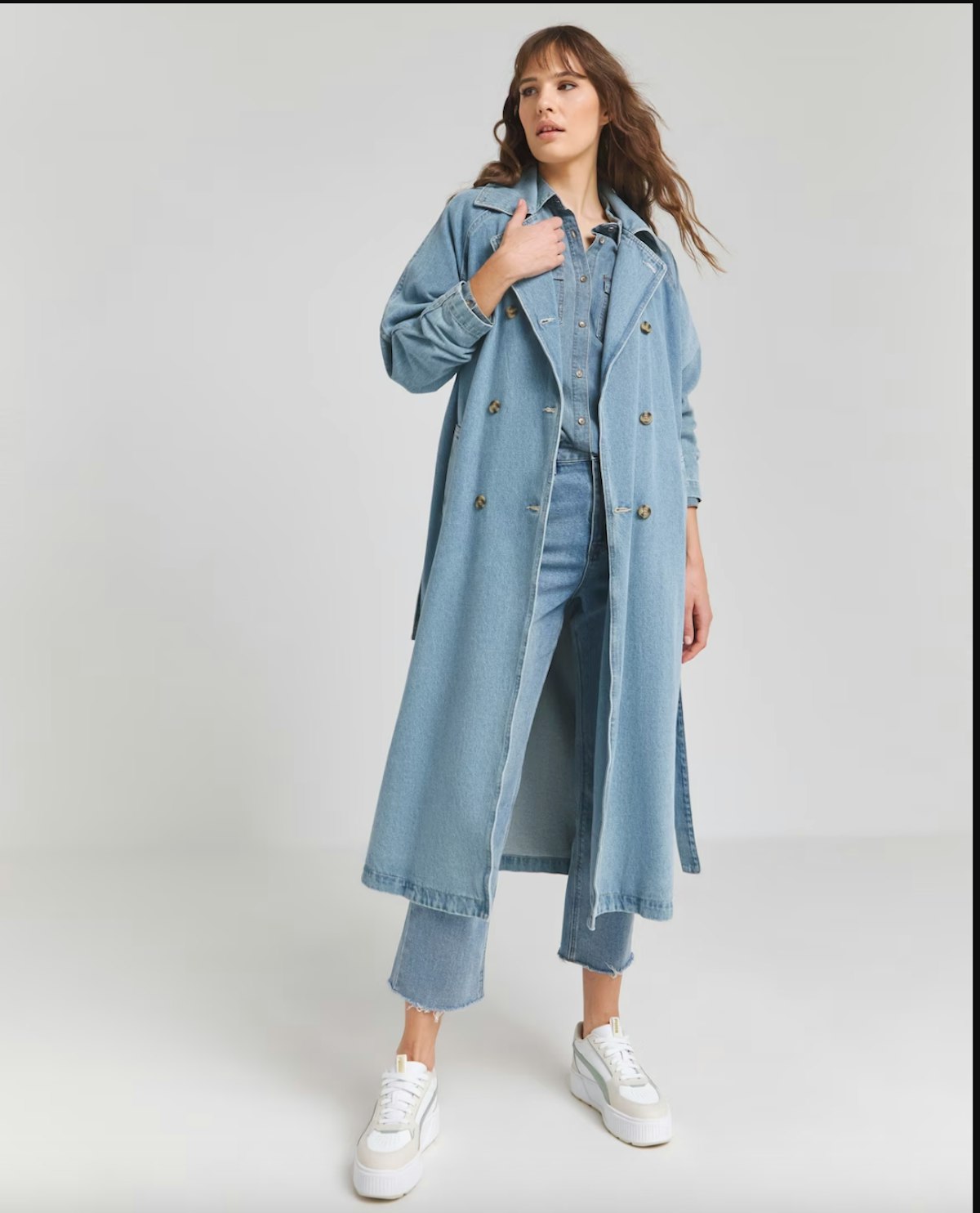 The best denim trench coats to shop 2024