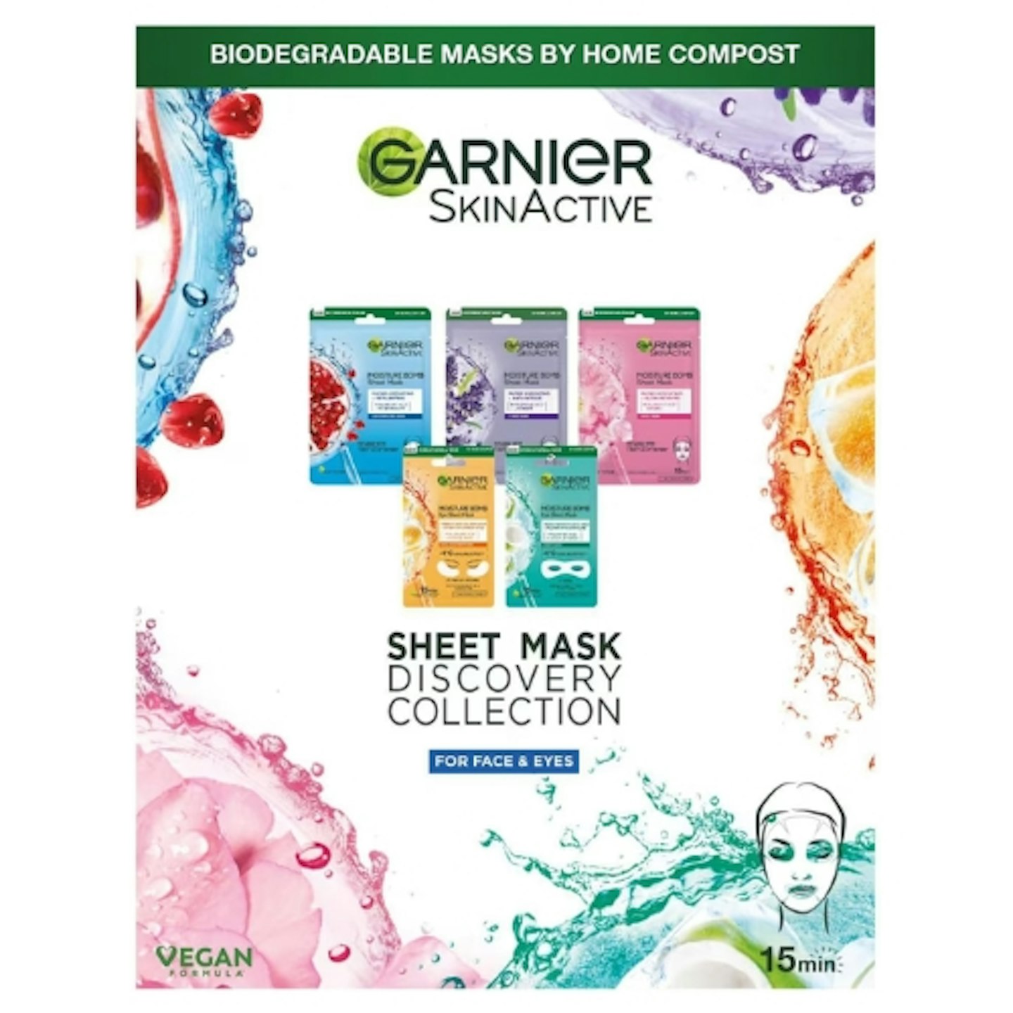 Garnier Sheet Mask Discovery Collection