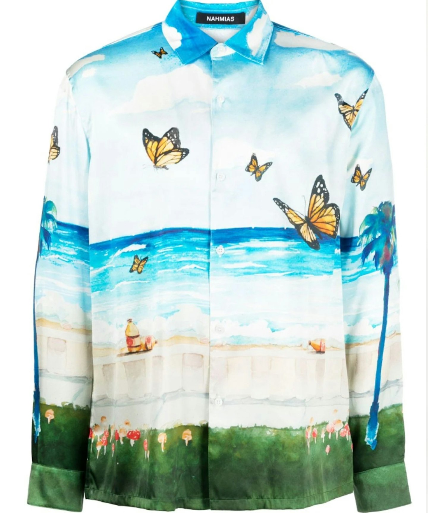 Nahmias Butterfly Beach Shirt