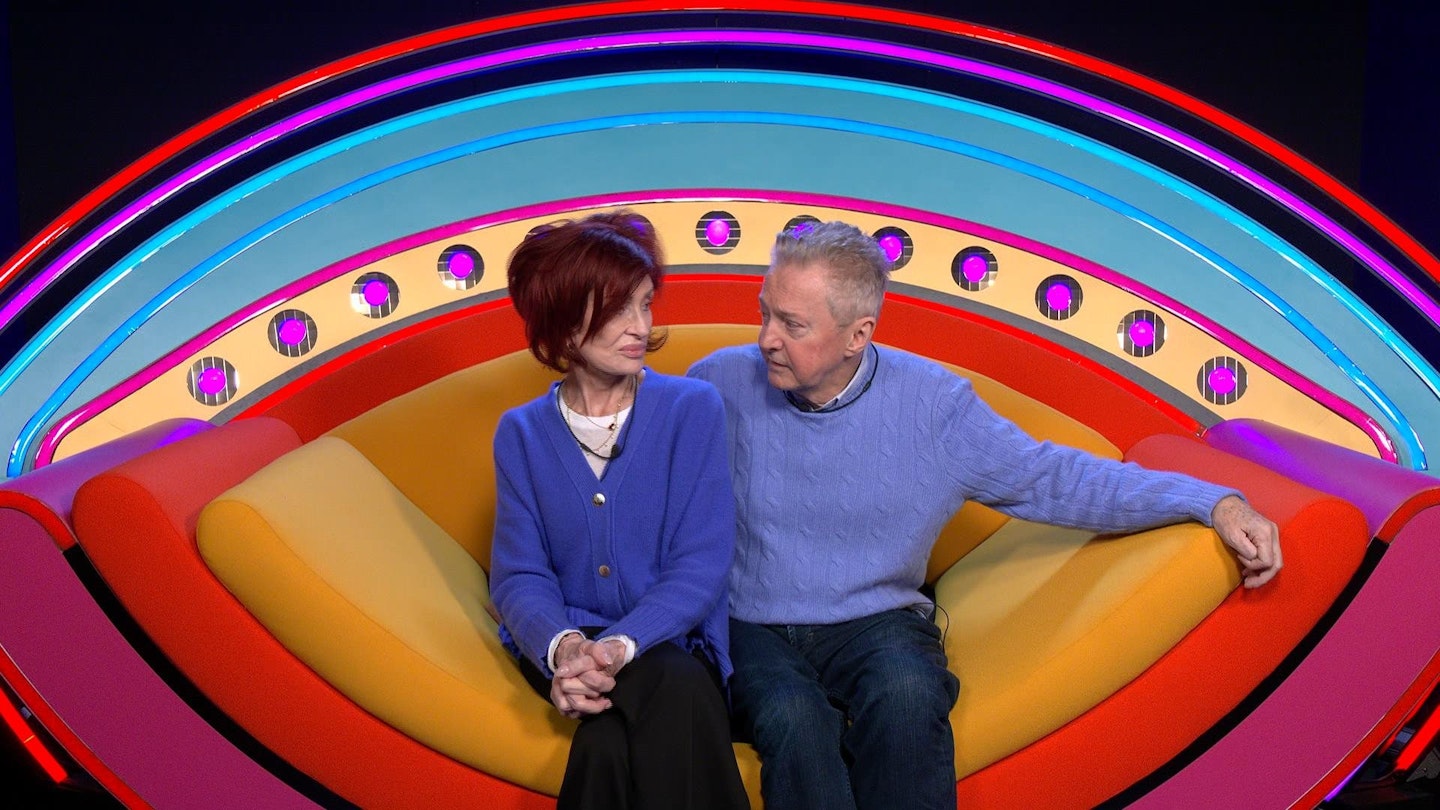 Sharon Osbourne and Louis Walsh