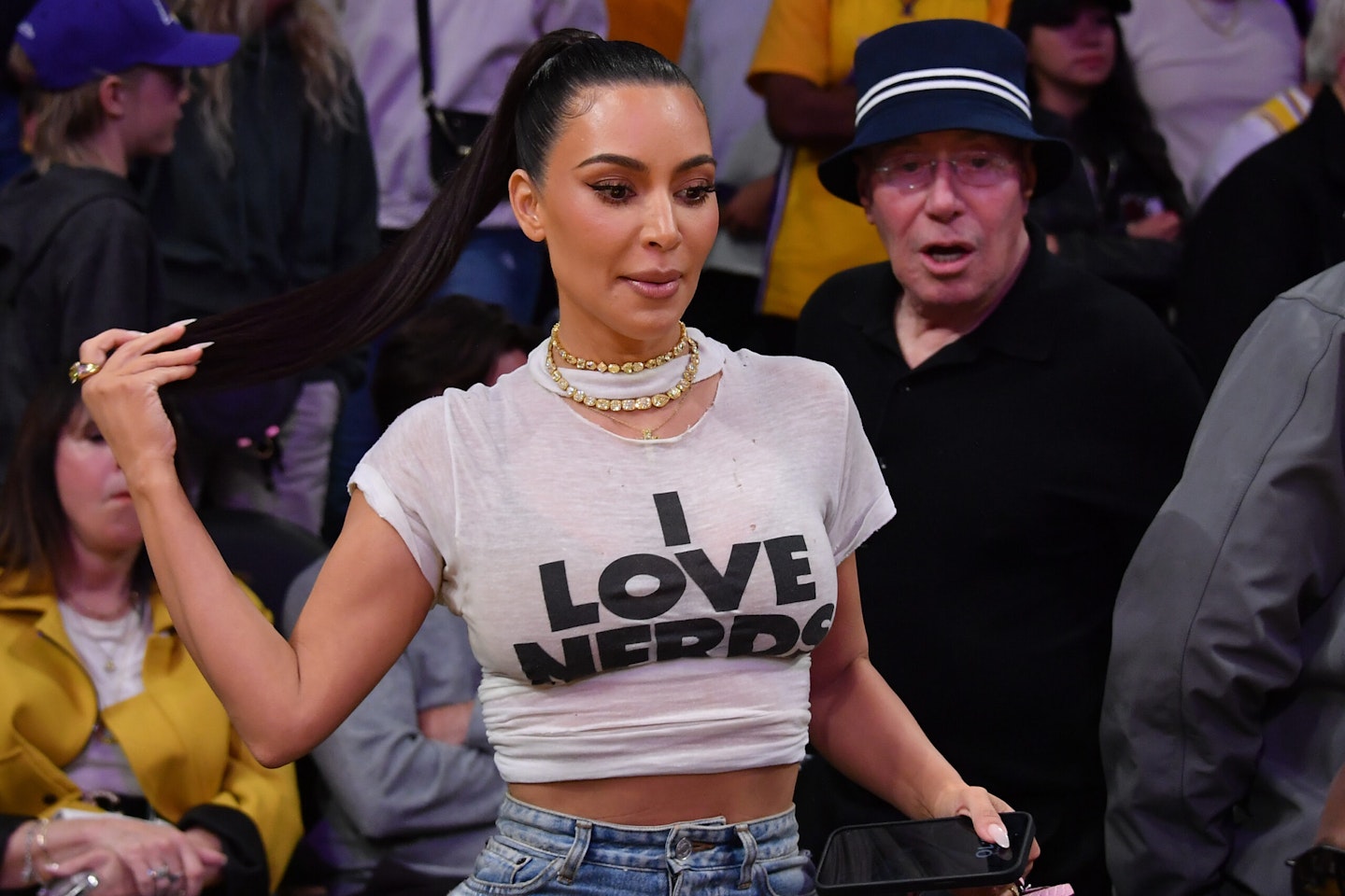 Kim Kardashian slogan T-shirt