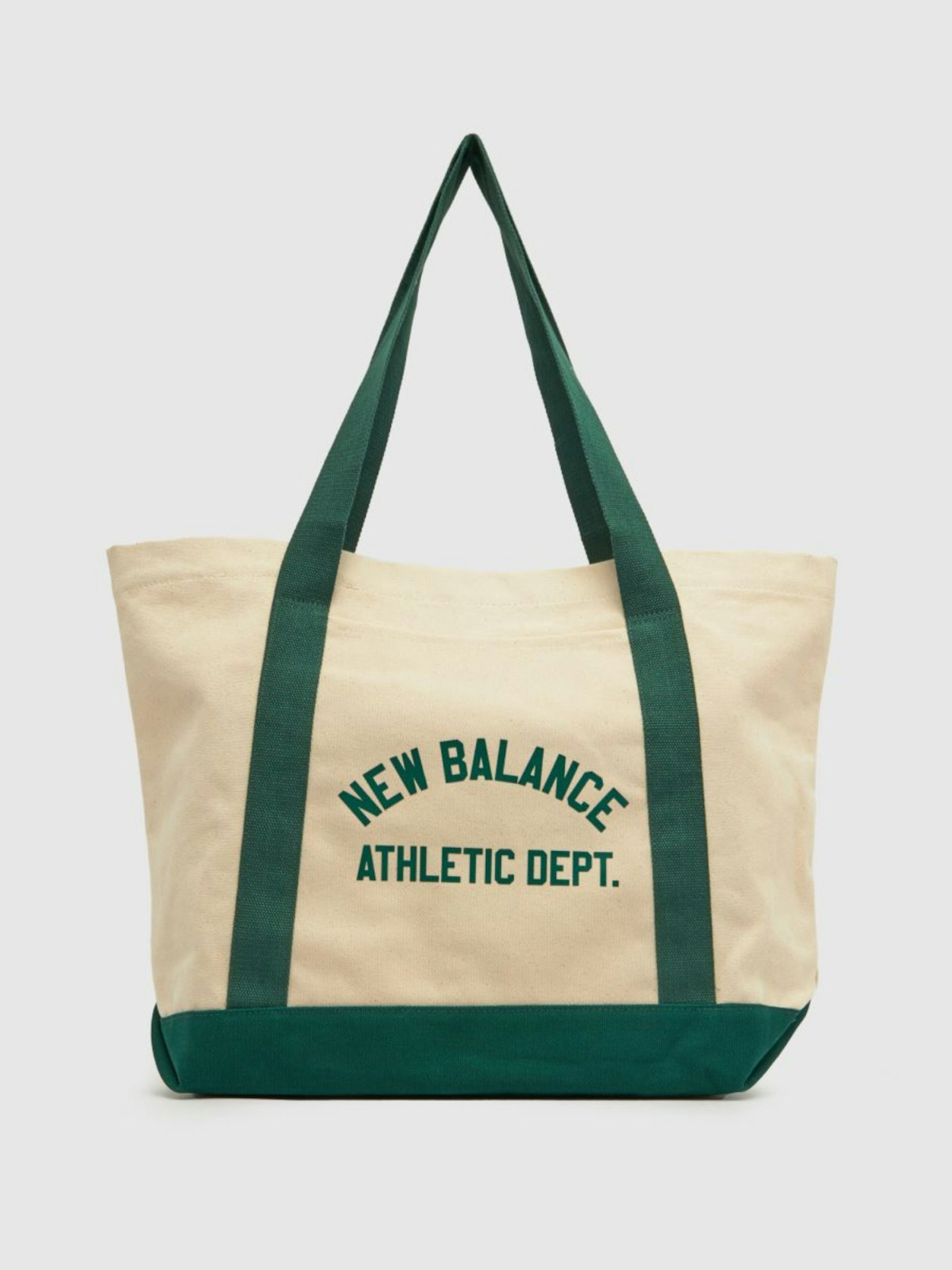 New Balance White And Green Classic Tote