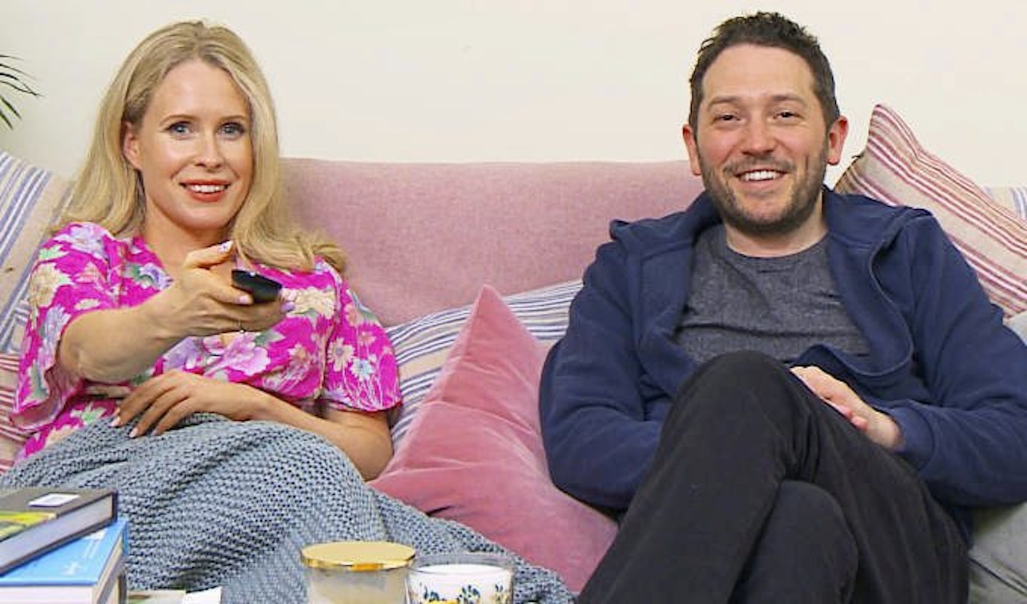 Jon Richardson and Lucy Beaumont on Celebrity Gogglebox