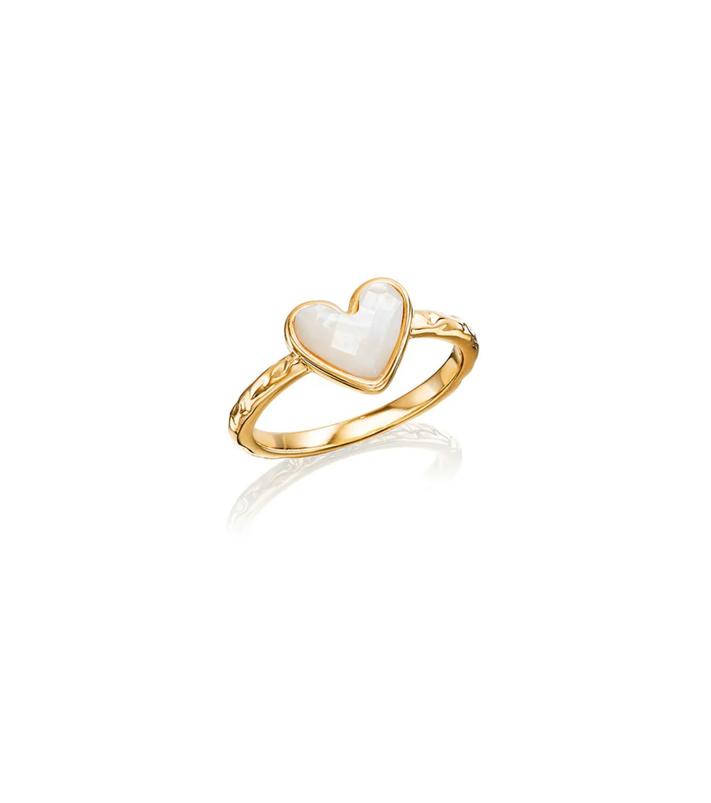 Heart Moonstone Ring