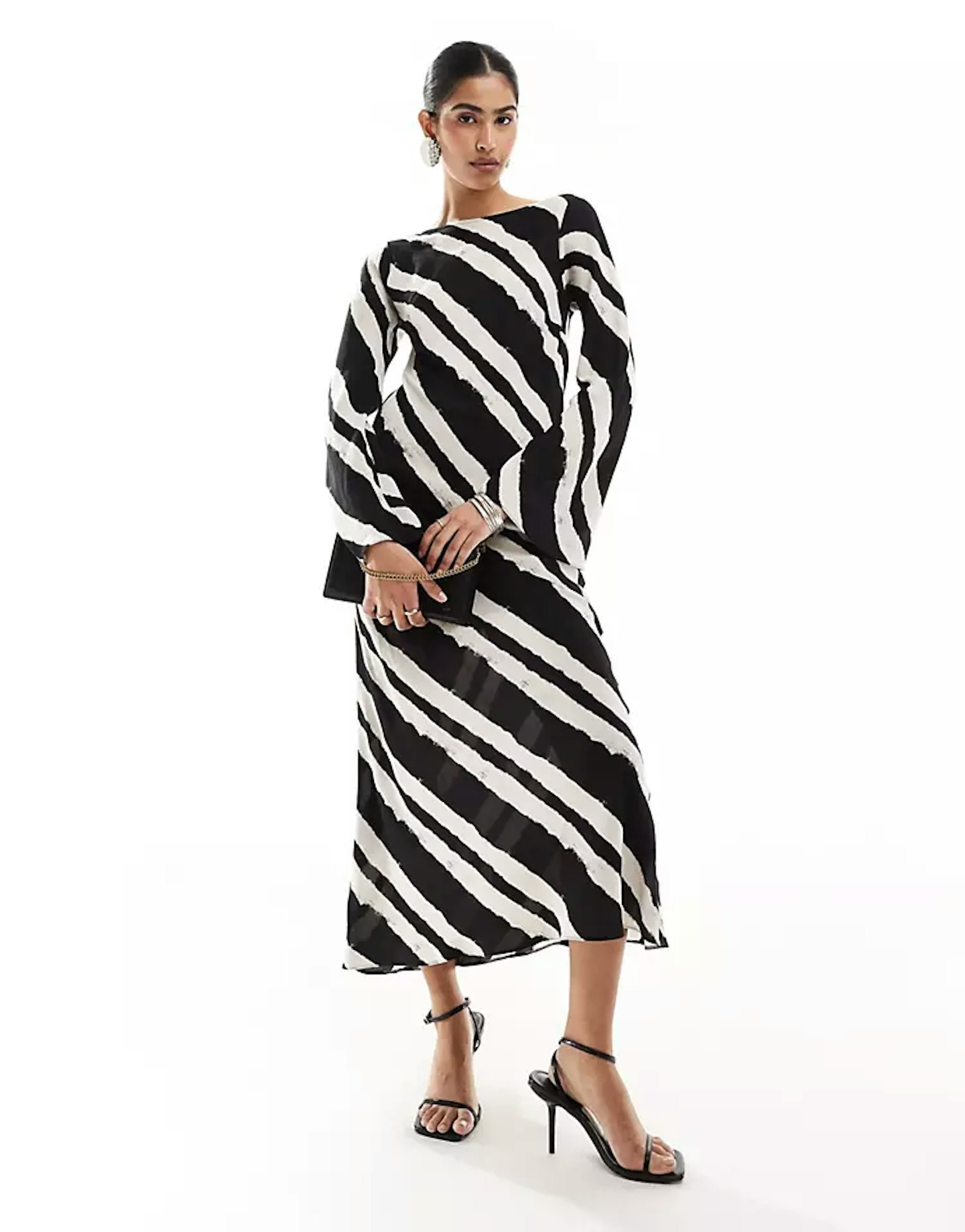 New Look Stripe Midi