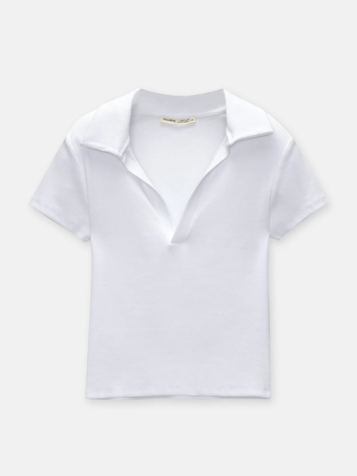 Pull & Bear Fitted Short Sleeve Polo Shirt