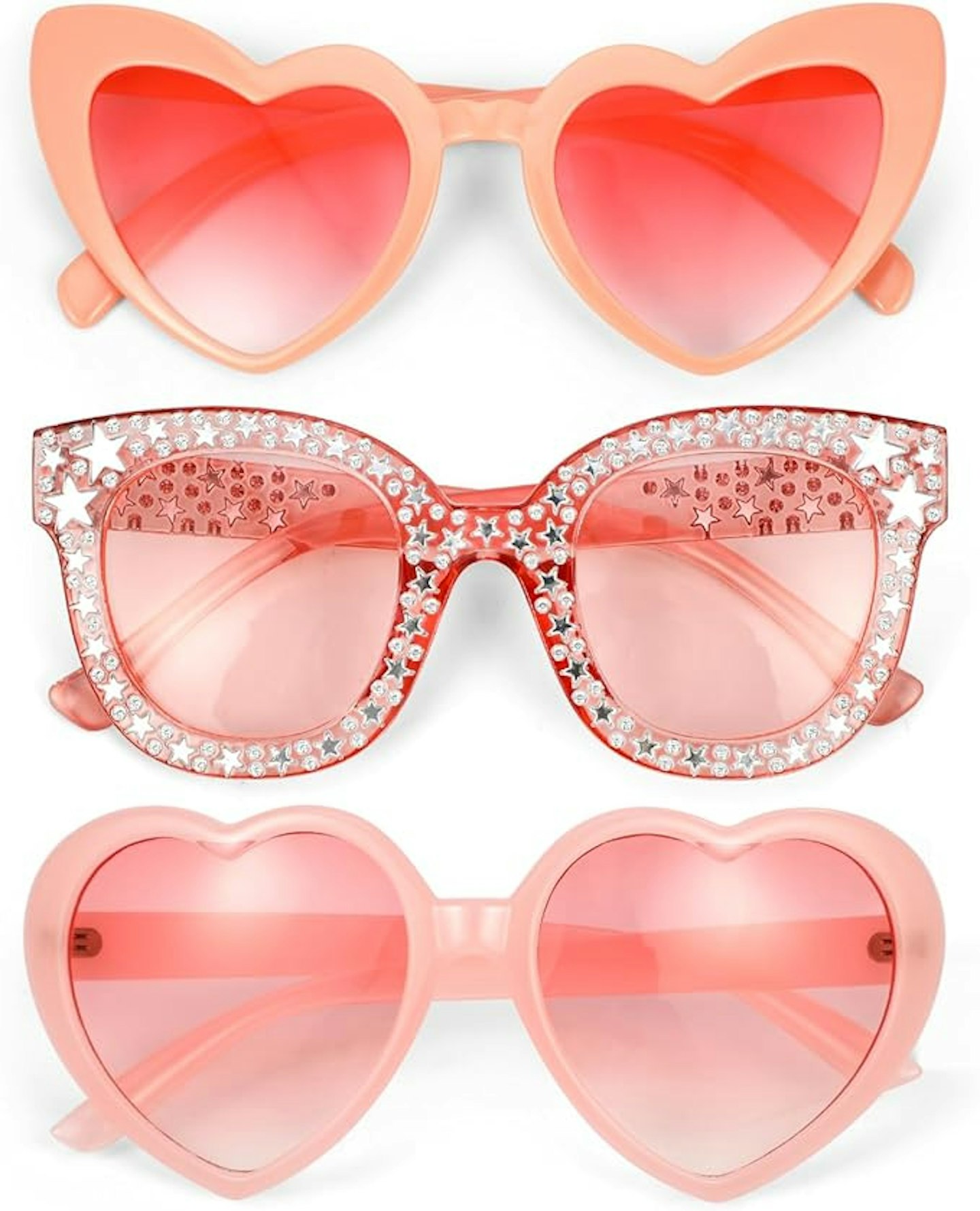 Hifot 3PCS Pink Sunglasses