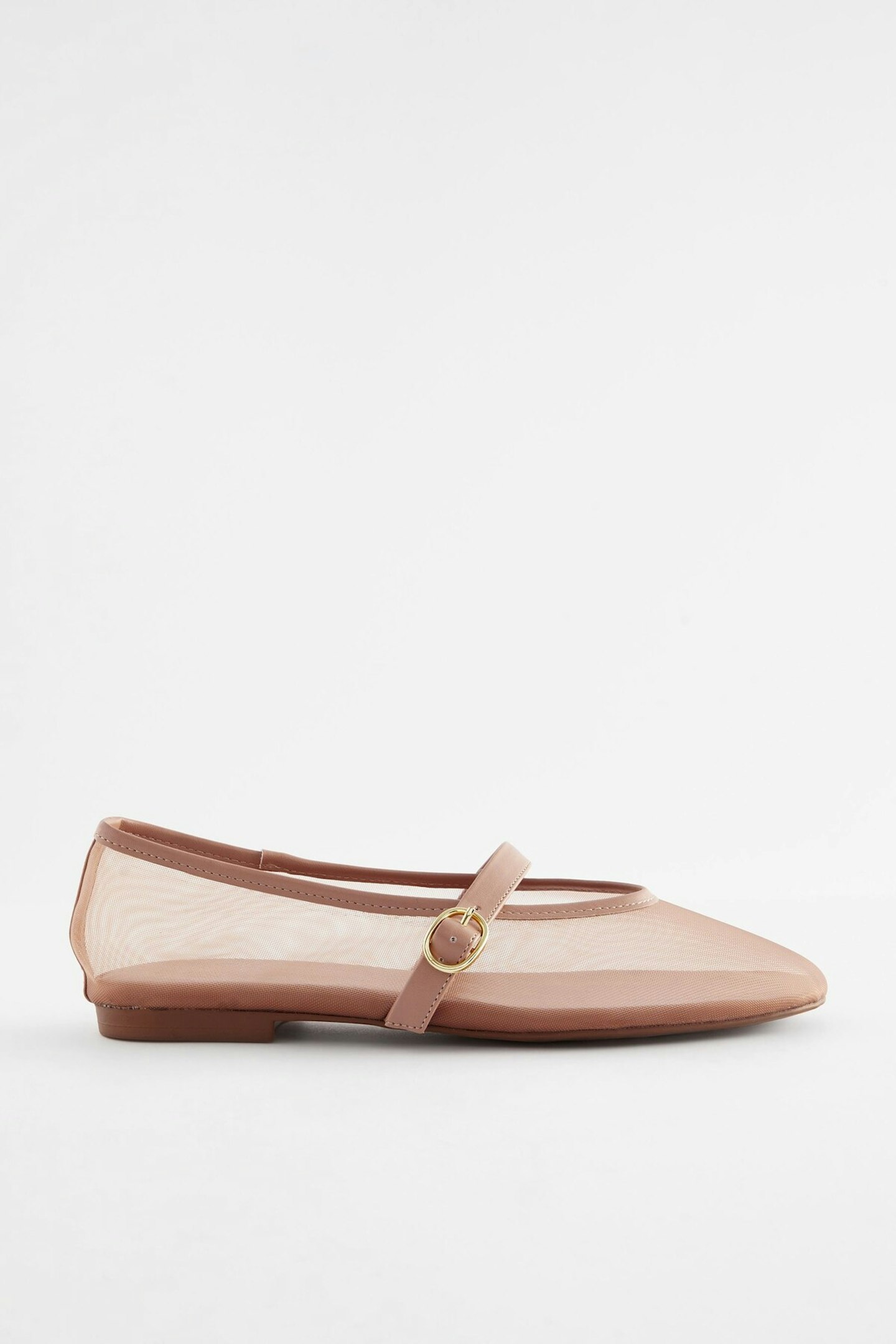 Next forever comfort nude mesh Mary Jane shoes, 