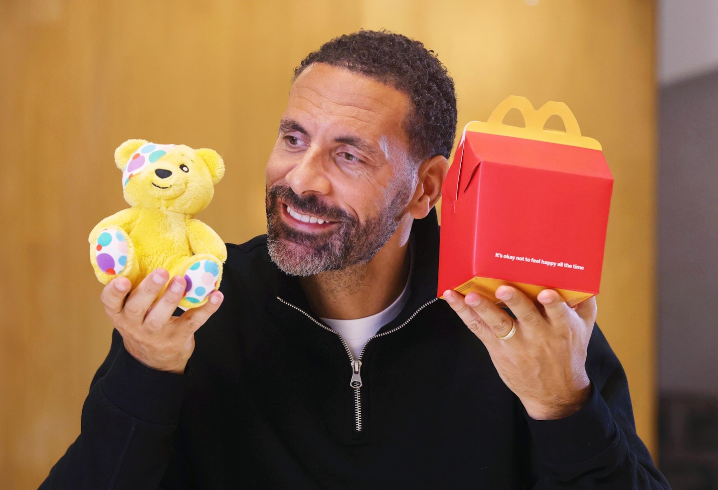 Rio Ferdinand McDonald's and Children in Need campaign