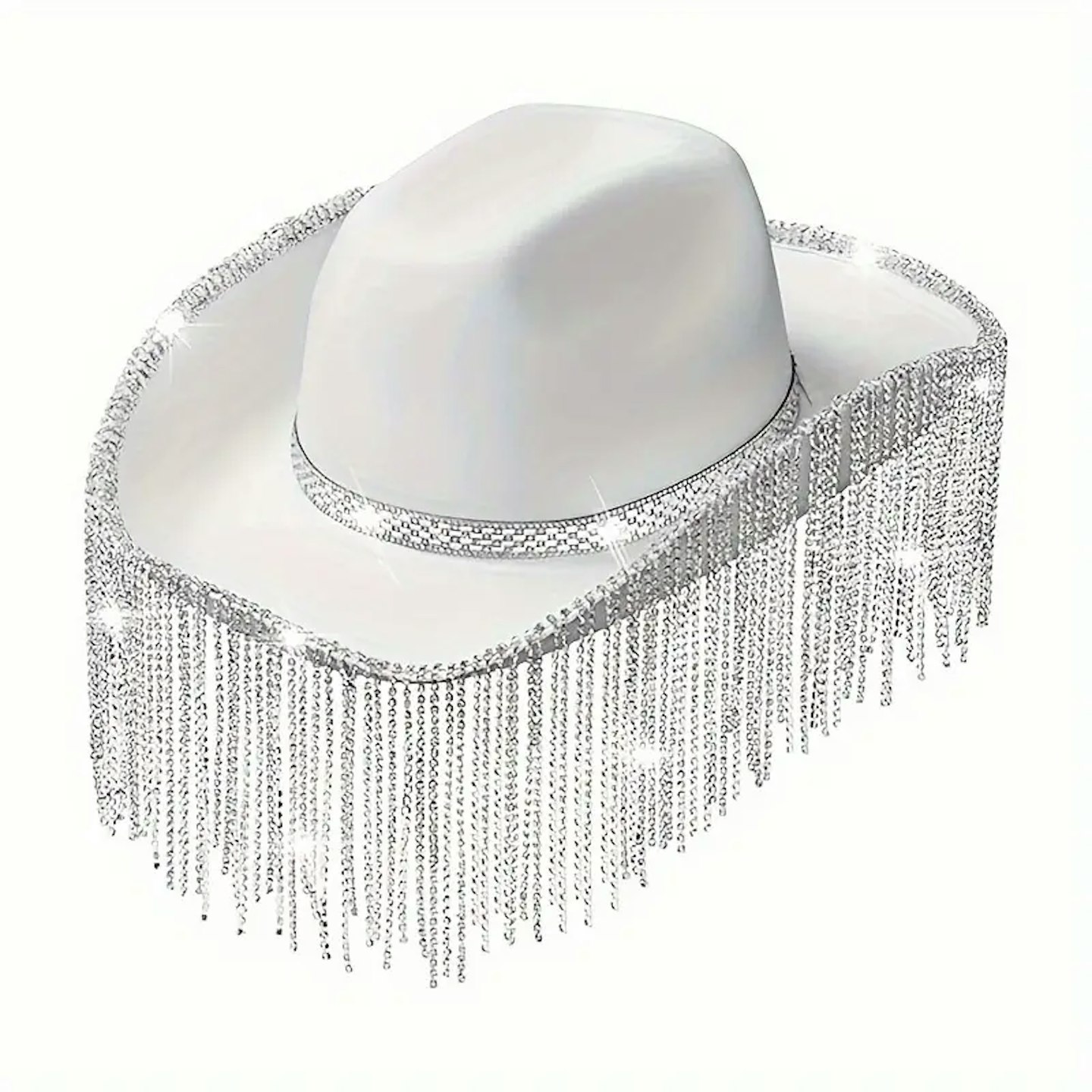 Rhinestone Tassel Cowboy Hat