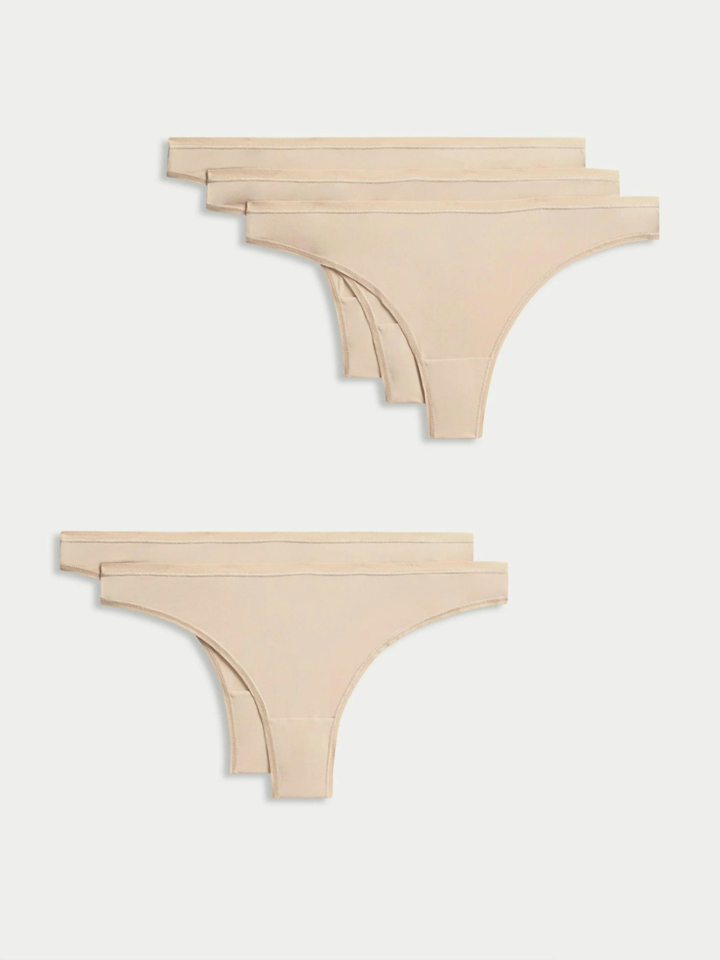 M&S Microfibre Low Rise Thongs