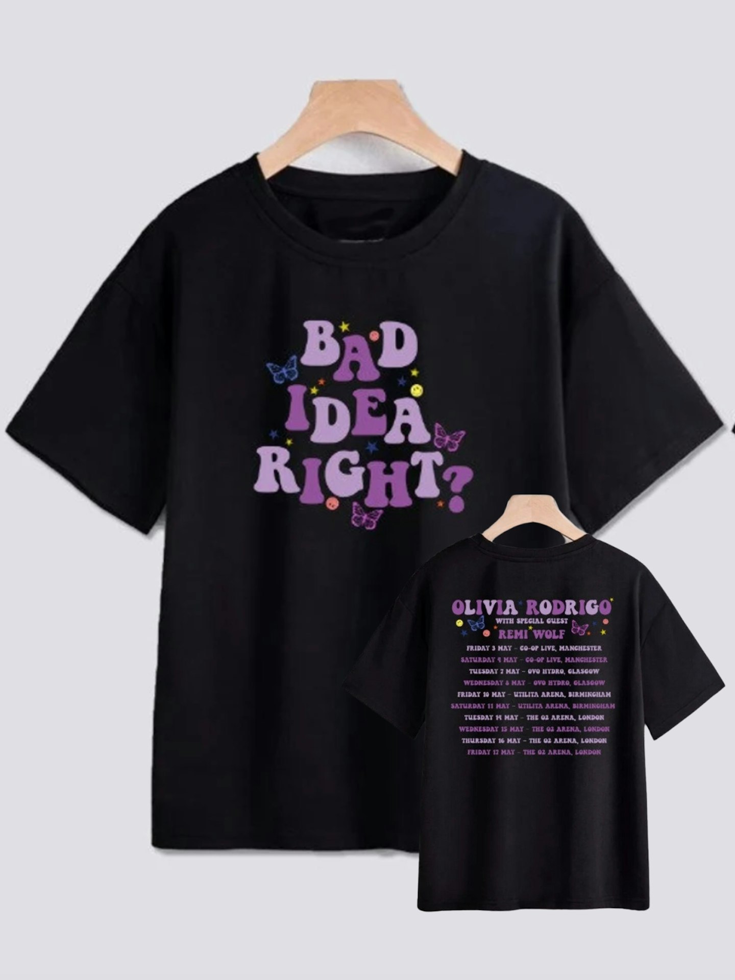 GUTS Album Bad Idea Right Tour 2024 Olivia World Tour T-Shirt