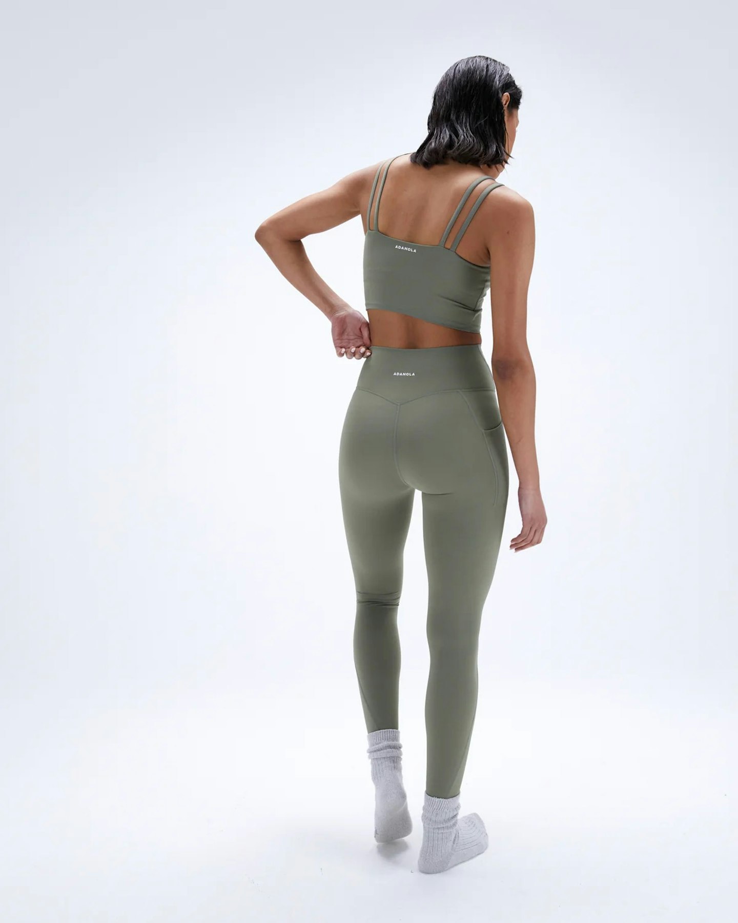 Adanola Ultimate pocket leggings - Olive Green