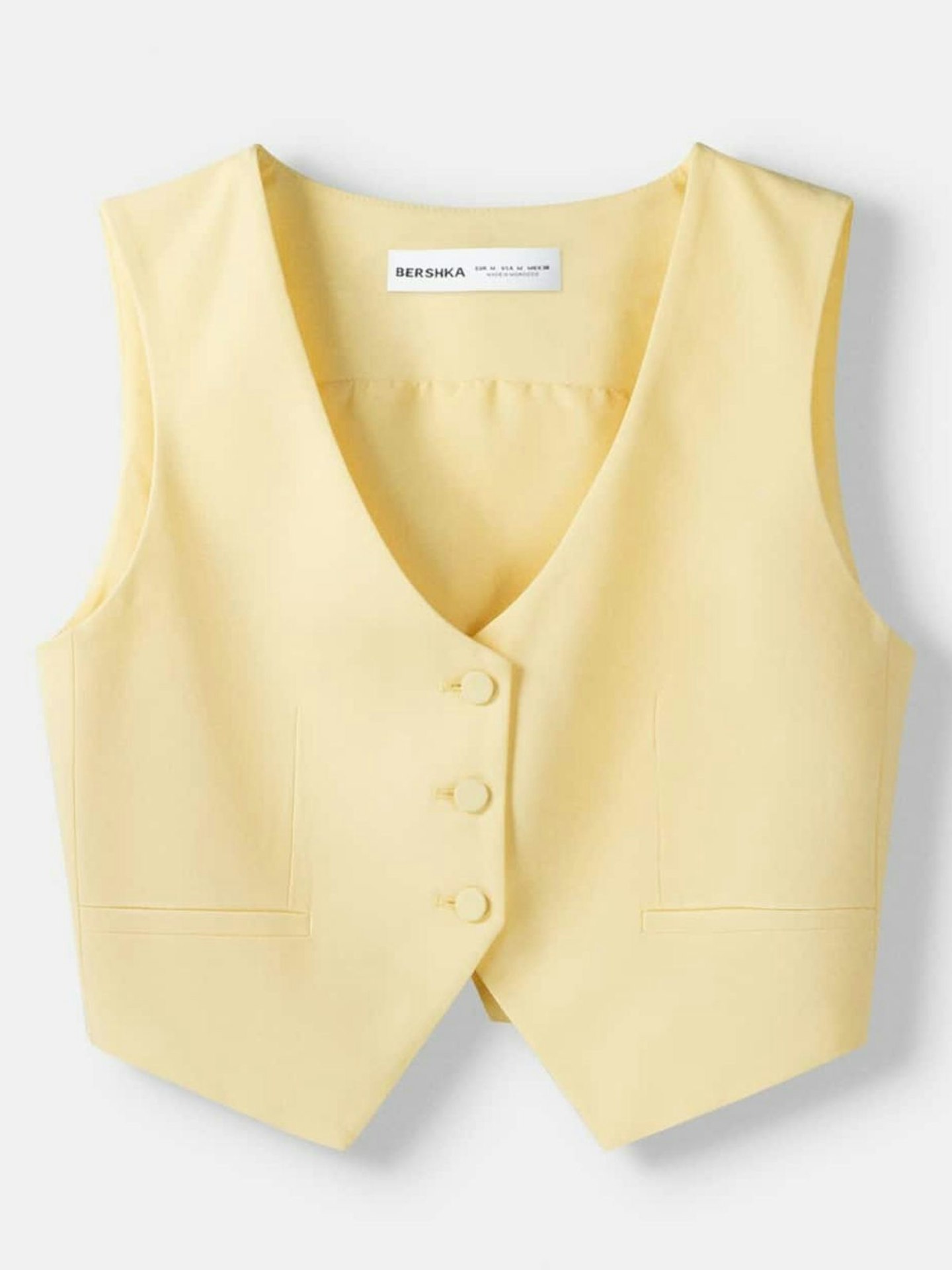 Bershka Buttoned Waistcoat