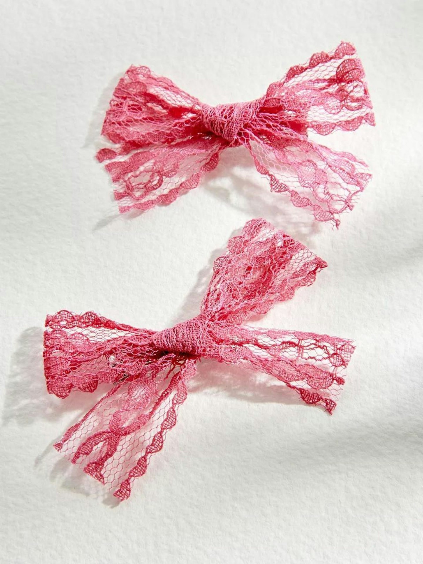 Urban Outfitters Mini Lace Bow Clips 2-Pack