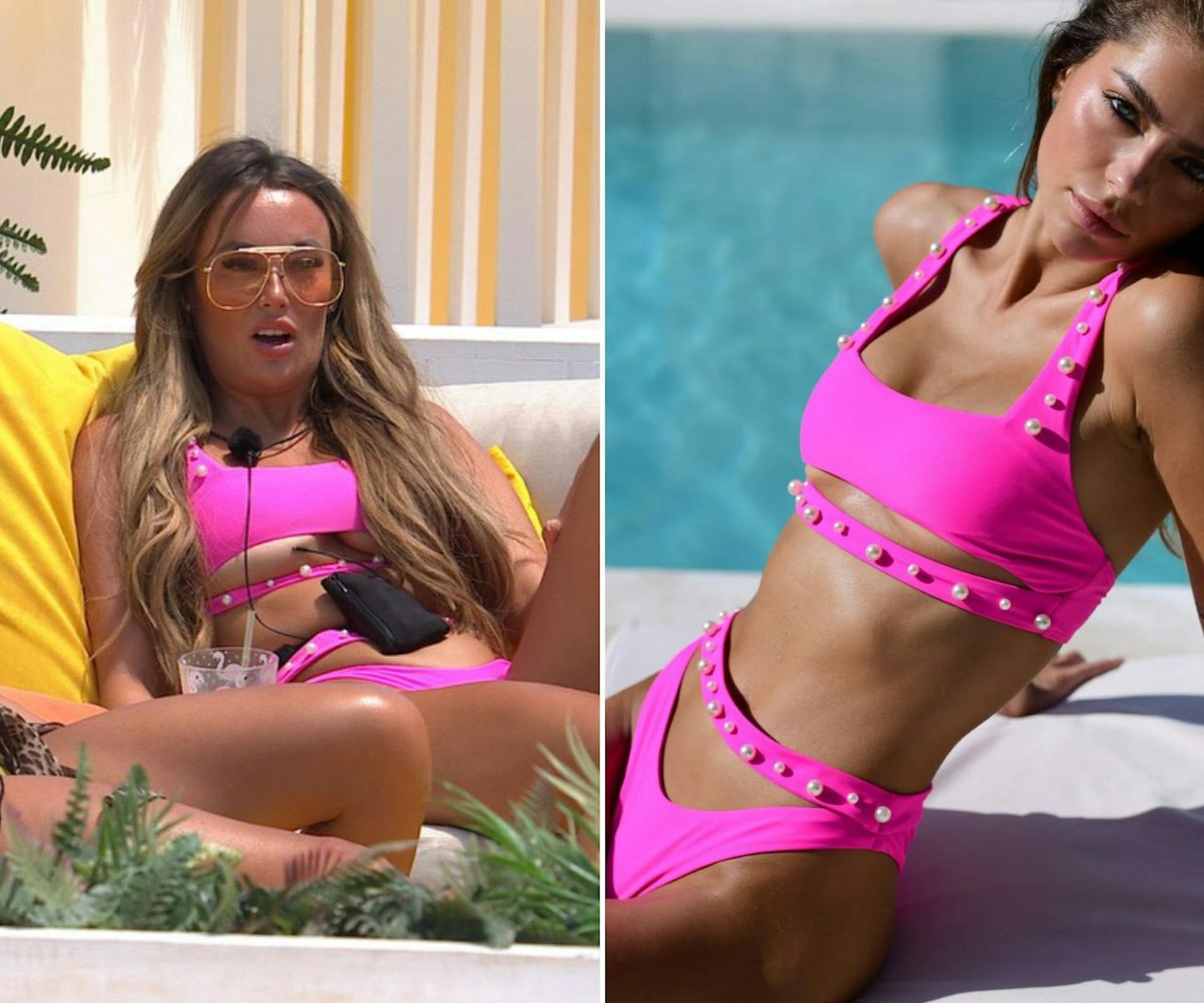 Harriett's pink pearl bikini