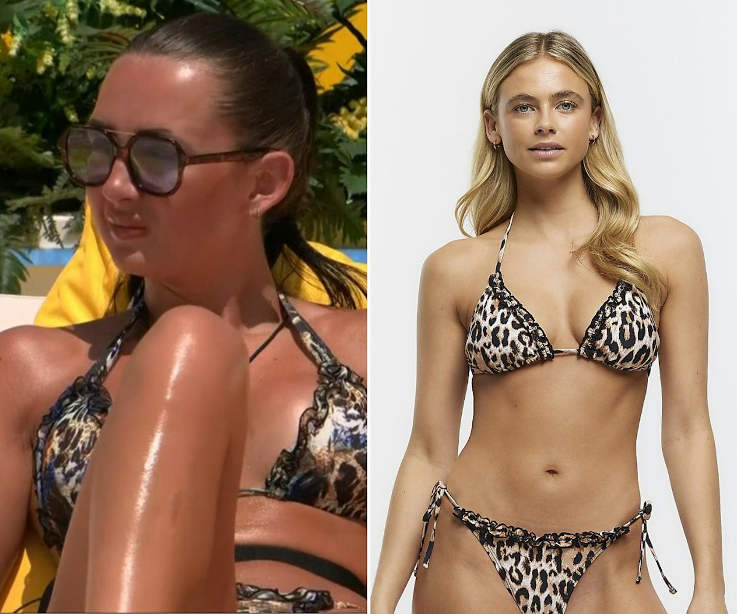 Jess' leopard print bikini