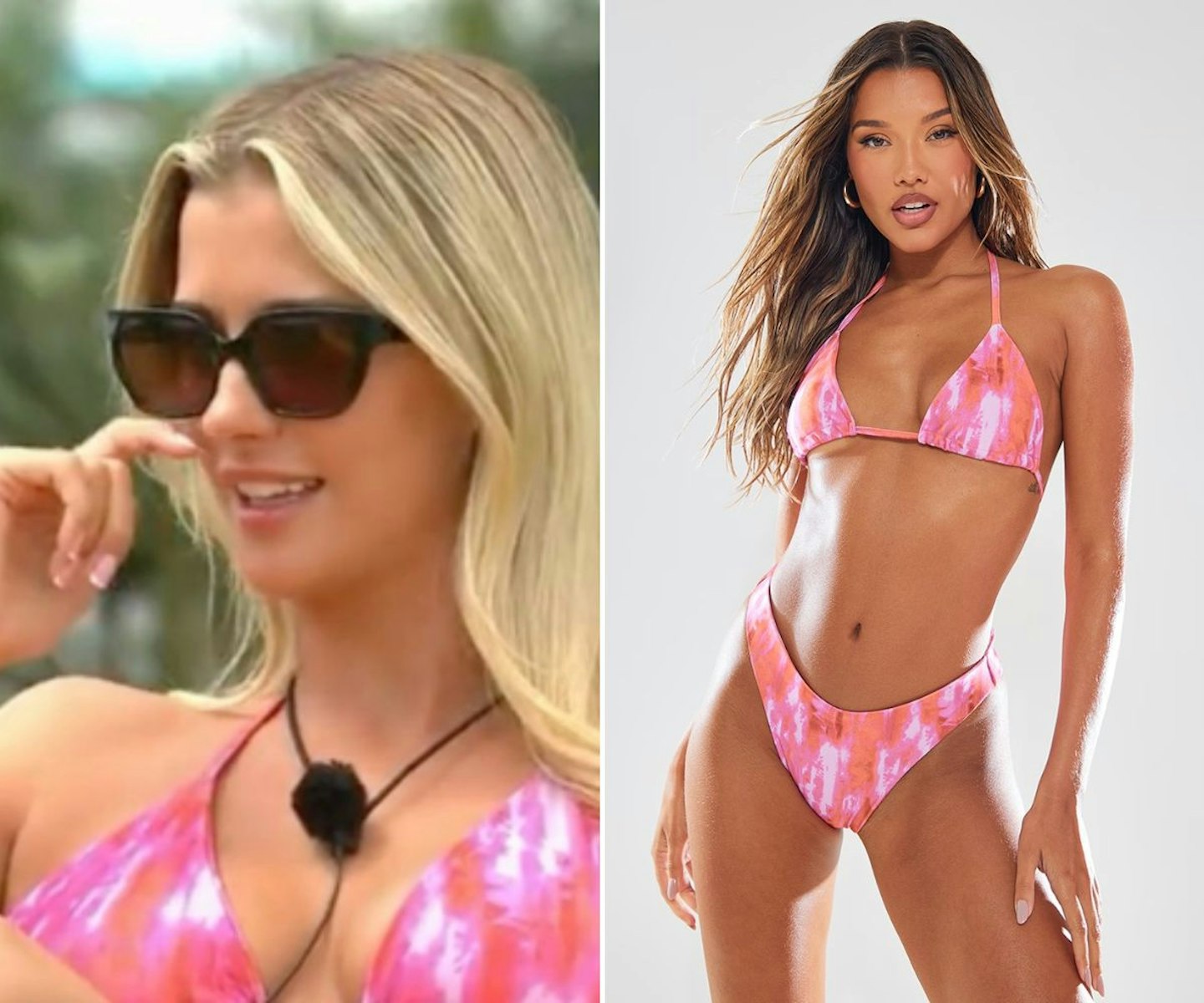 Jessy's pink marble bikini