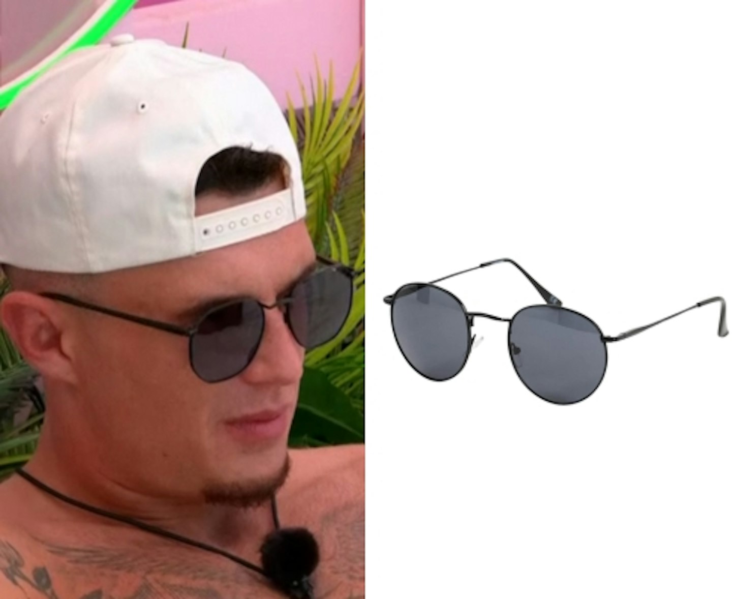 Wil Anderson's Black Rounded Sunglasses
