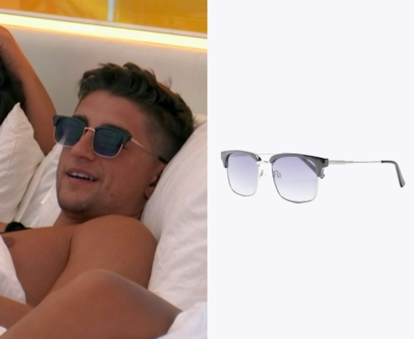 Sean Stone's Purple Lens Sunglasses