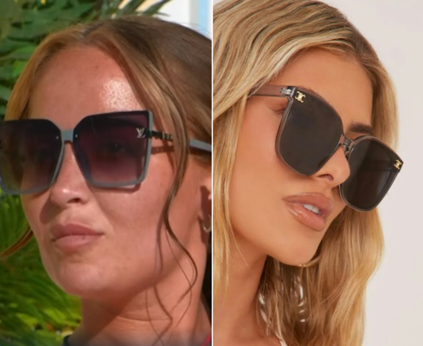 Nicole Samuel's Rimless Sunglasses