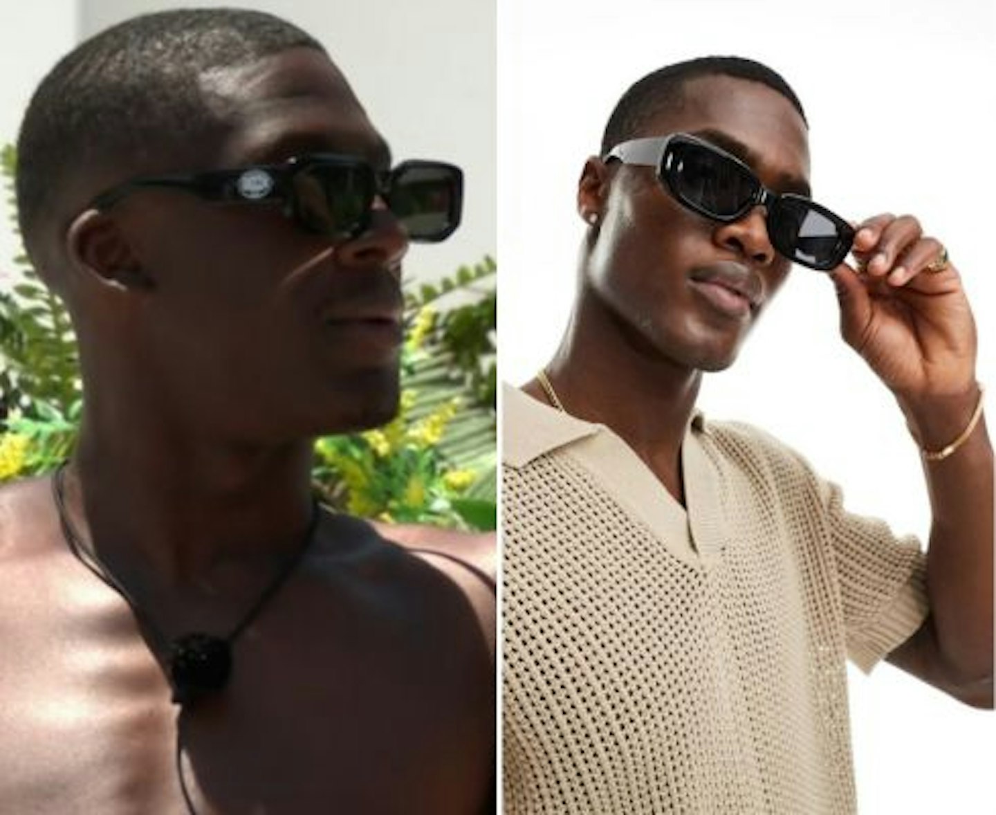 Ayo Odukoya's Rectangle Sunglasses