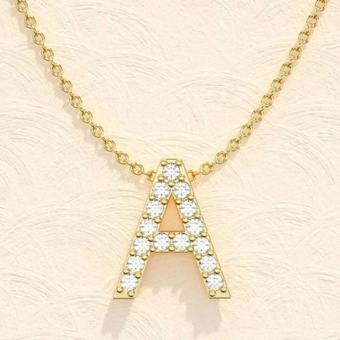 Etsy 14k Gold Initial Necklace