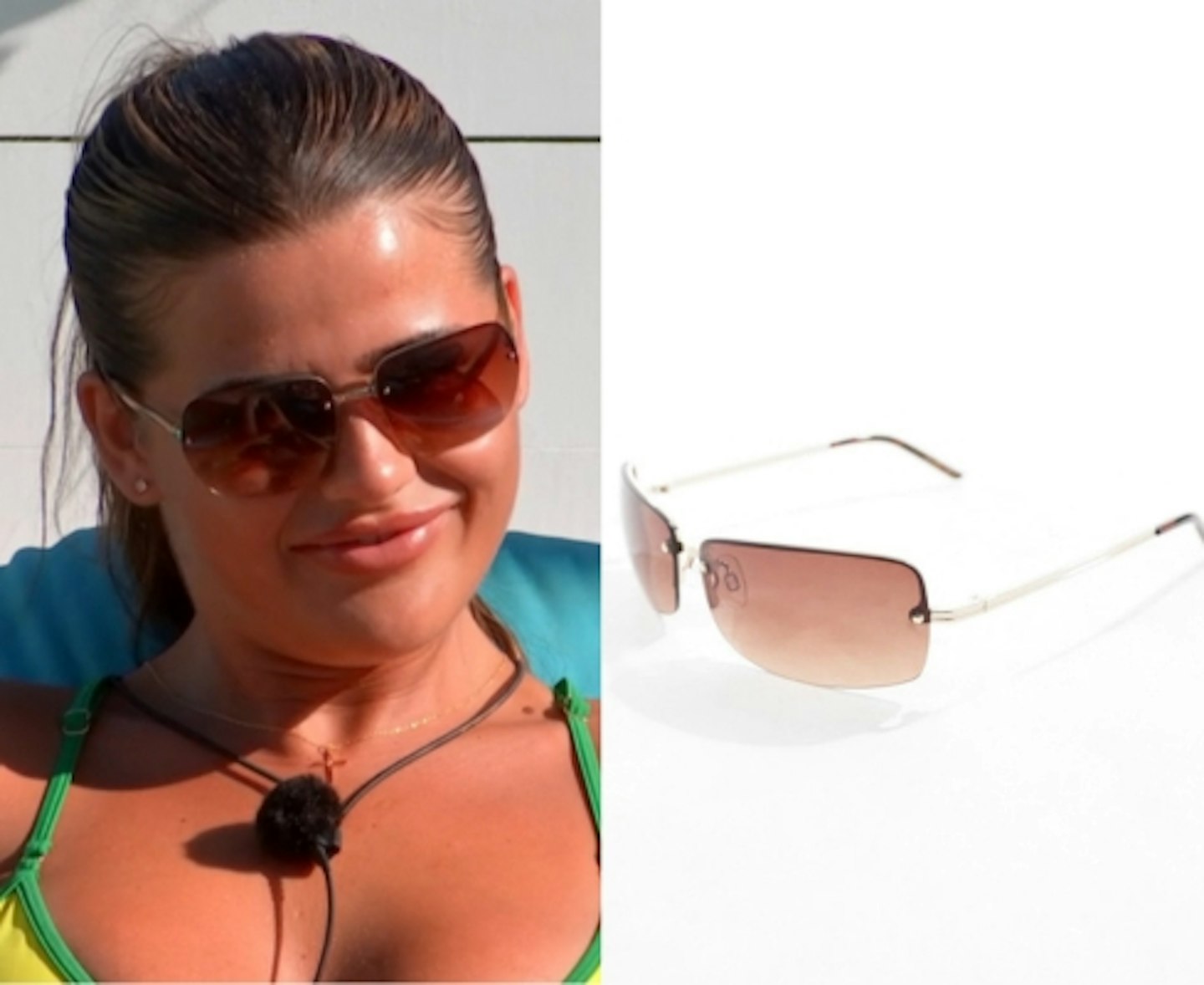 Matilda Draper's Rimless Sunglasses