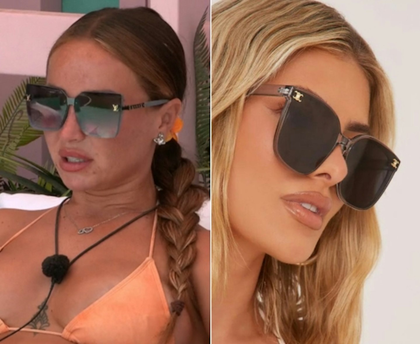 Nicole Samuel's Rimless Sunglasses