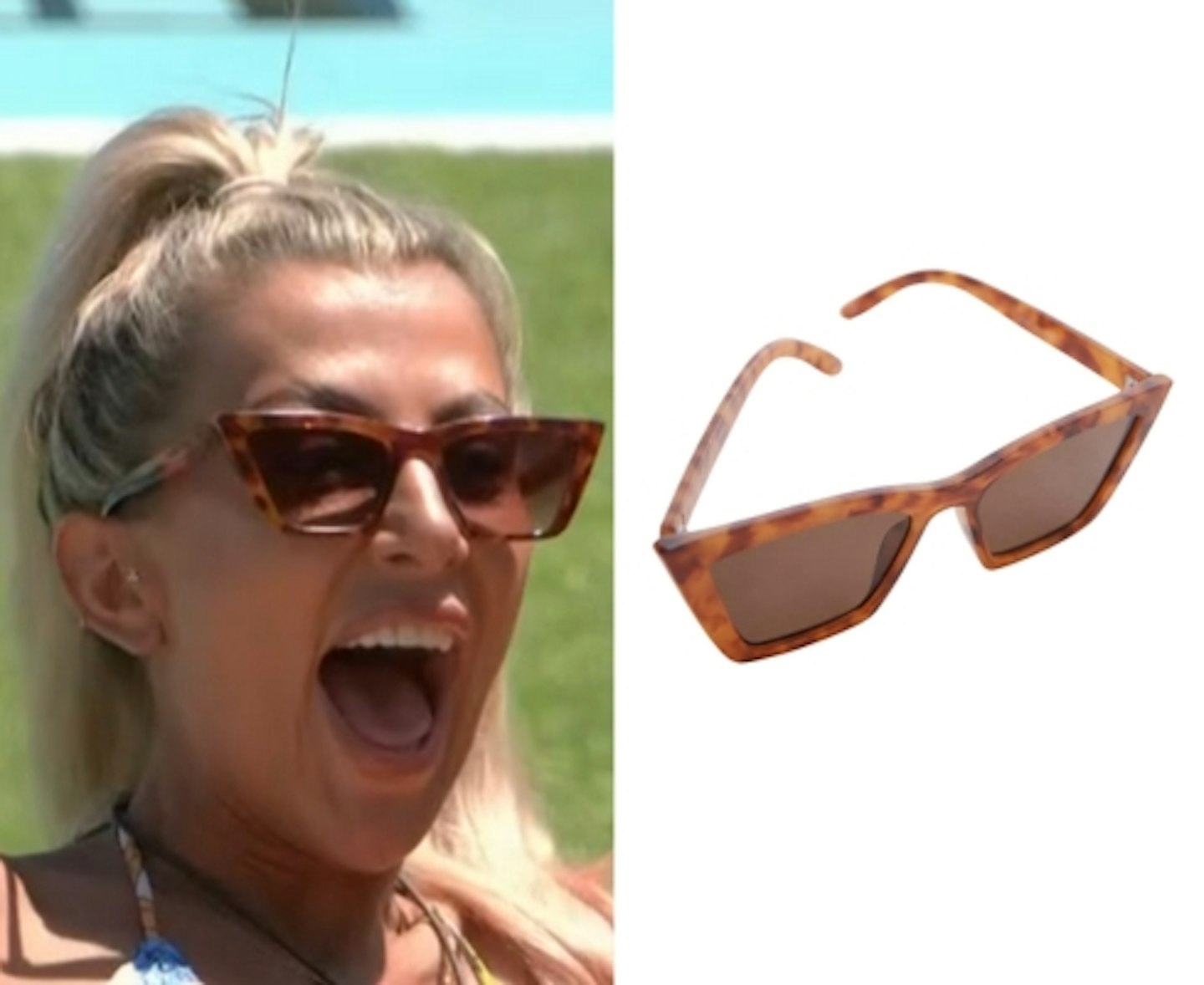 Lolly Hart's Tortoiseshell Cat Eye Sunglasses