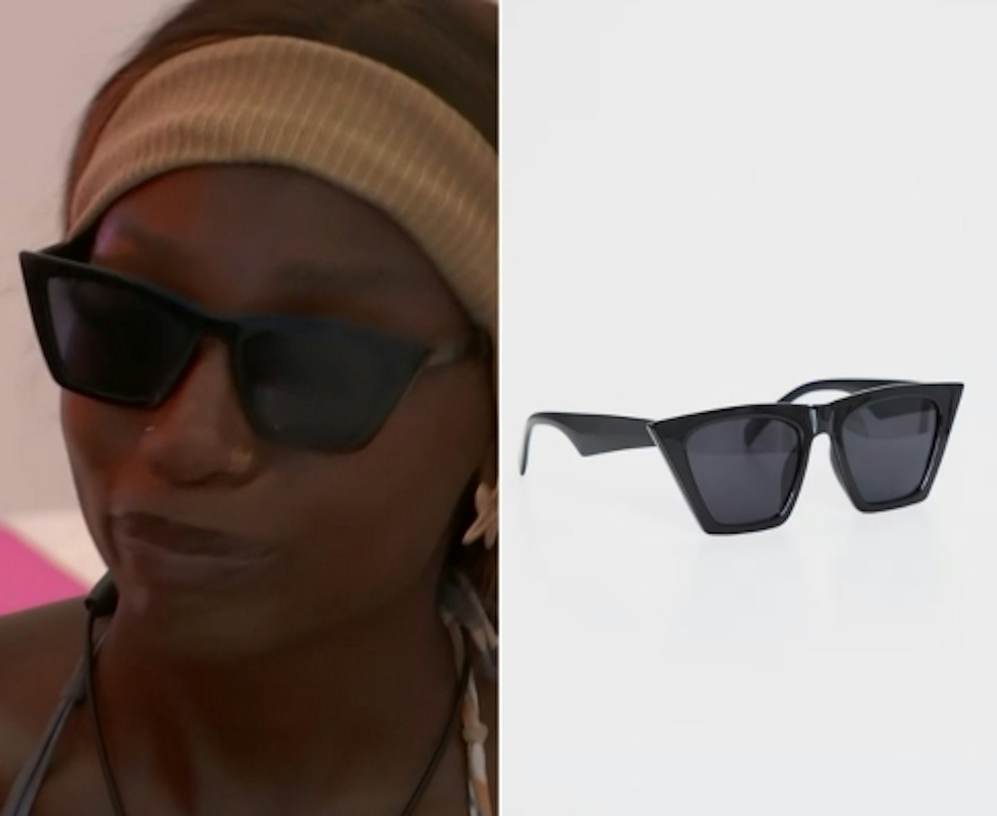 Mimii Ngulube's Black Cat Eye Sunglasses