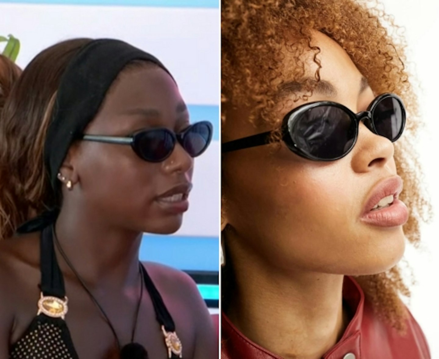 Mimii Ngulube's Black Oval Sunglasses