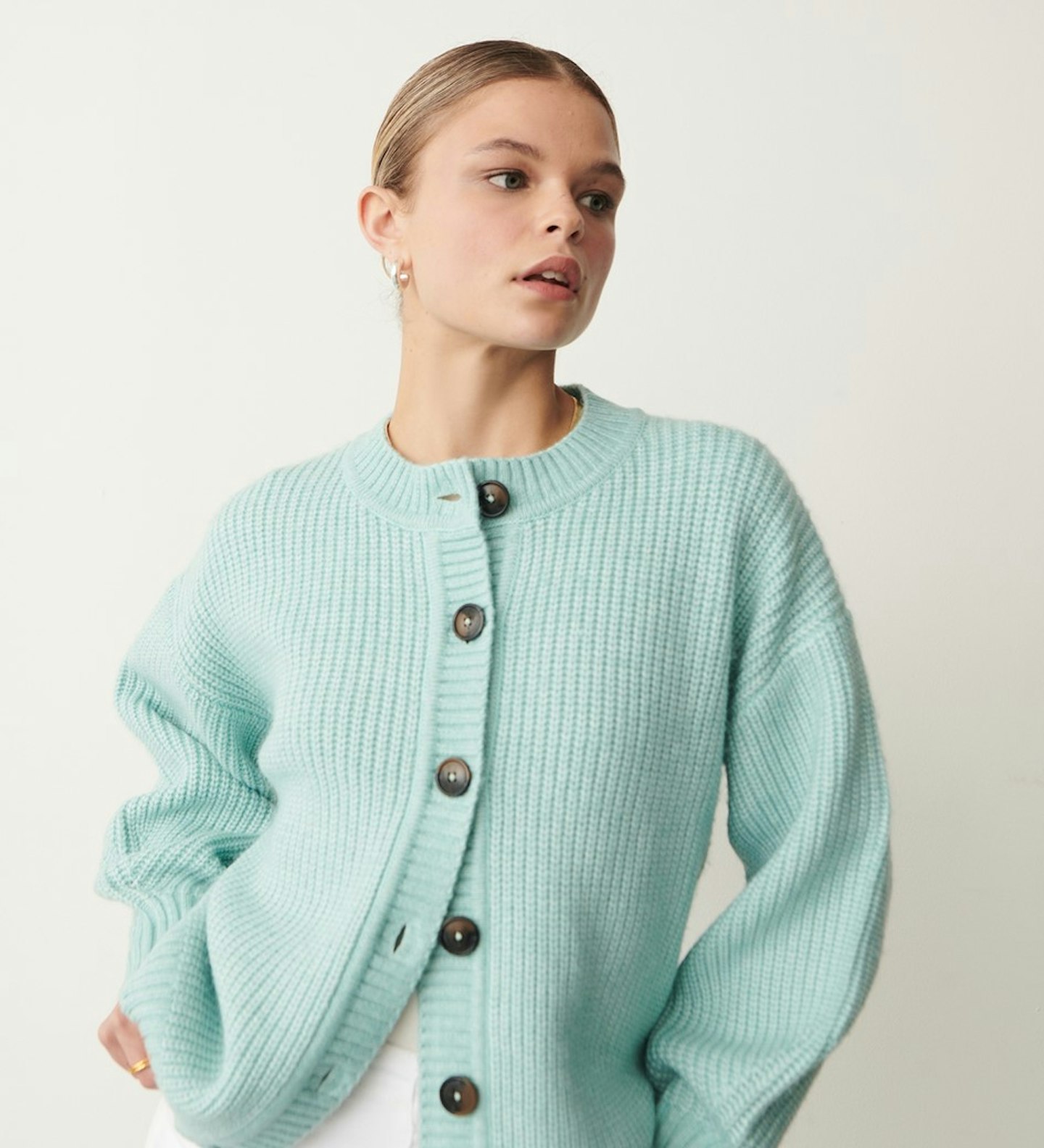 Finery Blue Cardigan