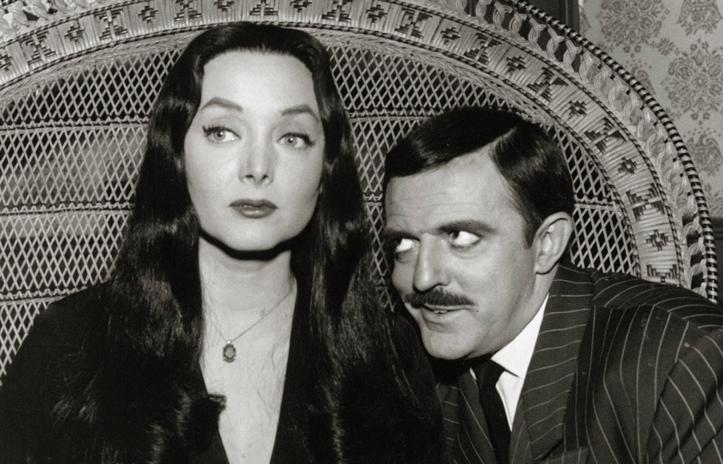 Carolyn Jones and John Astin in 1964