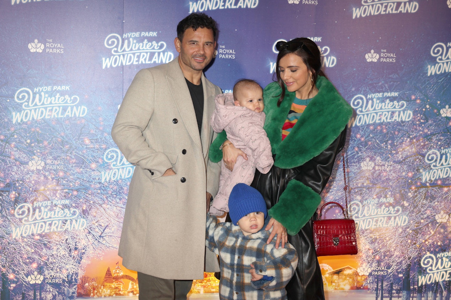 Ryan Thomas, Lucy Mecklenburgh and their two children