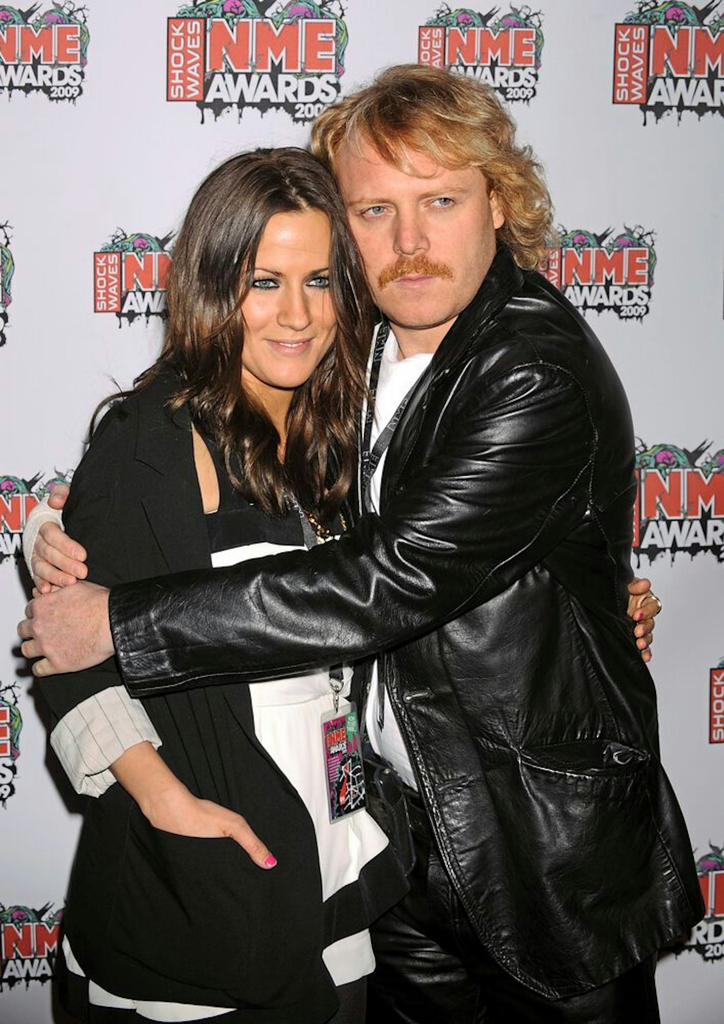 Leigh Francis with the late Caroline Flack