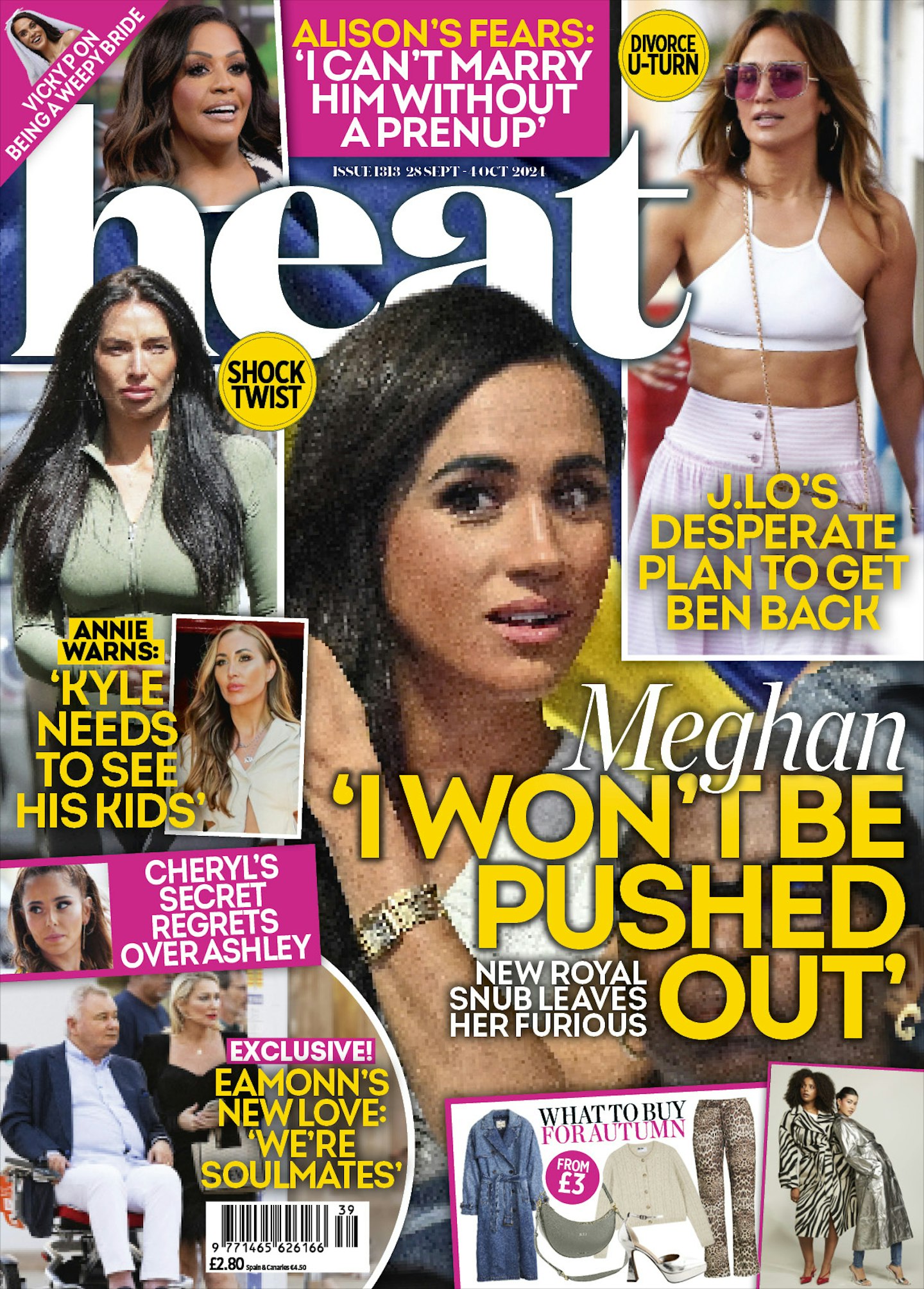 Heat magazine cover
