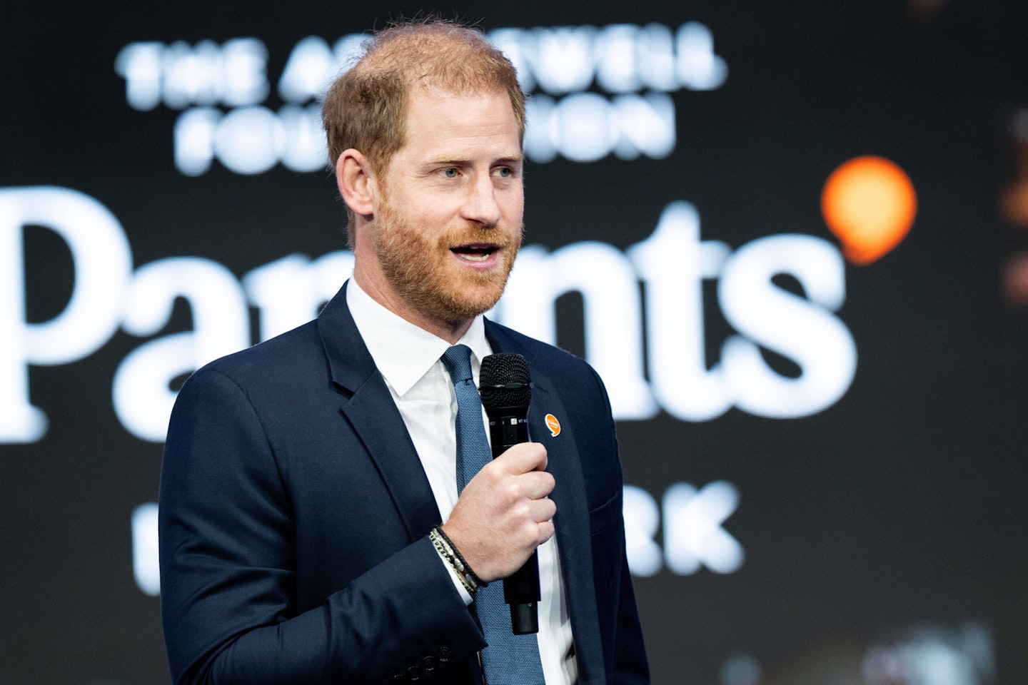 Prince Harry speaking at the Clinton Global Initiative conference on 24 Sept