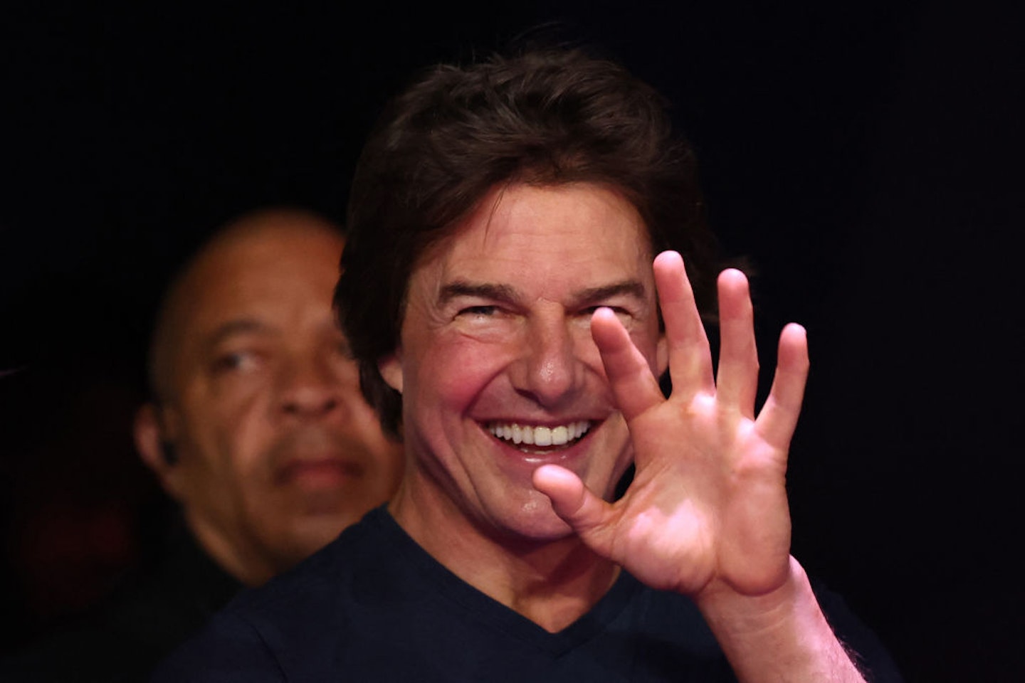 Tom Cruise smiling