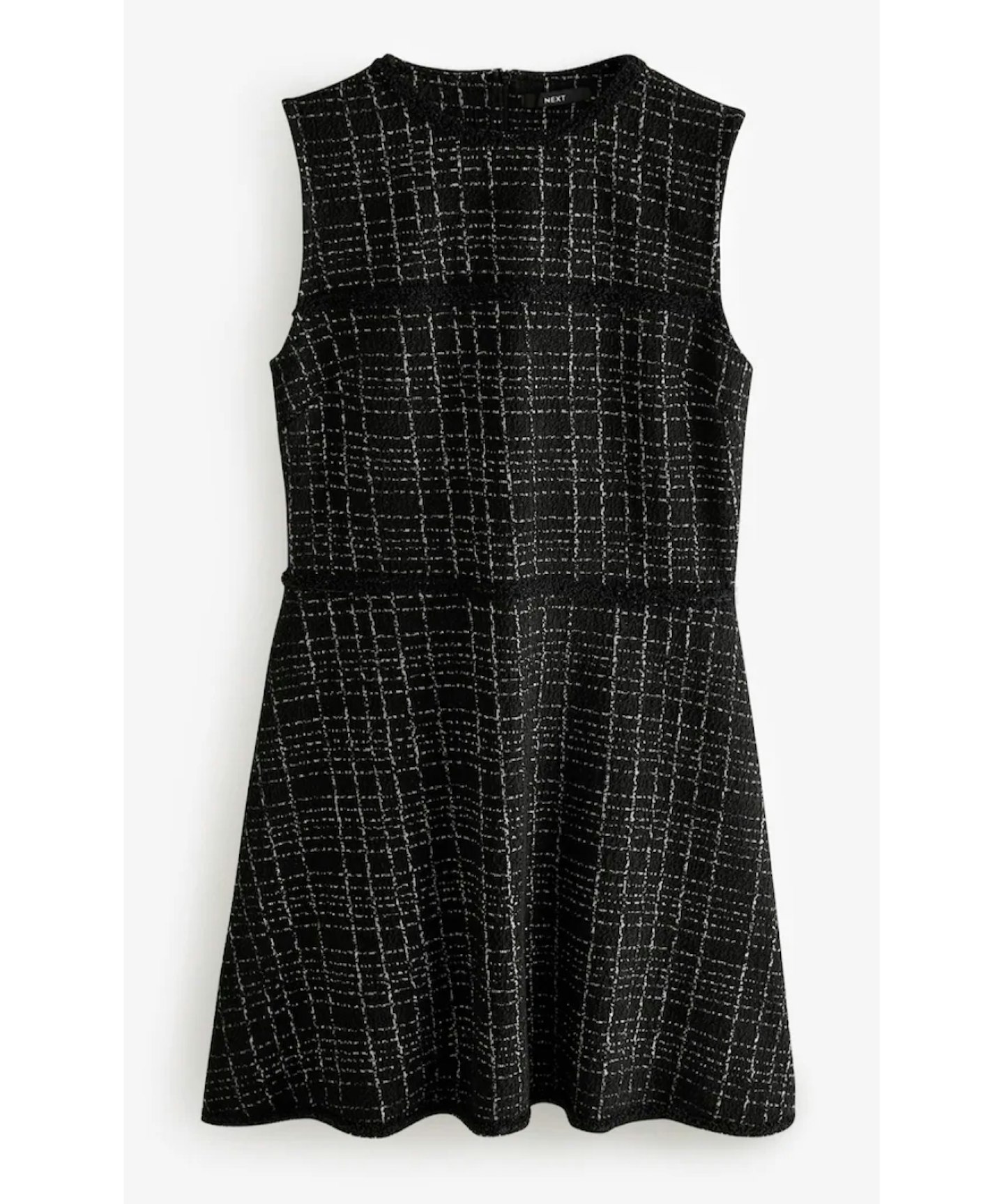 Next Black Boucle Sleeveless Dress