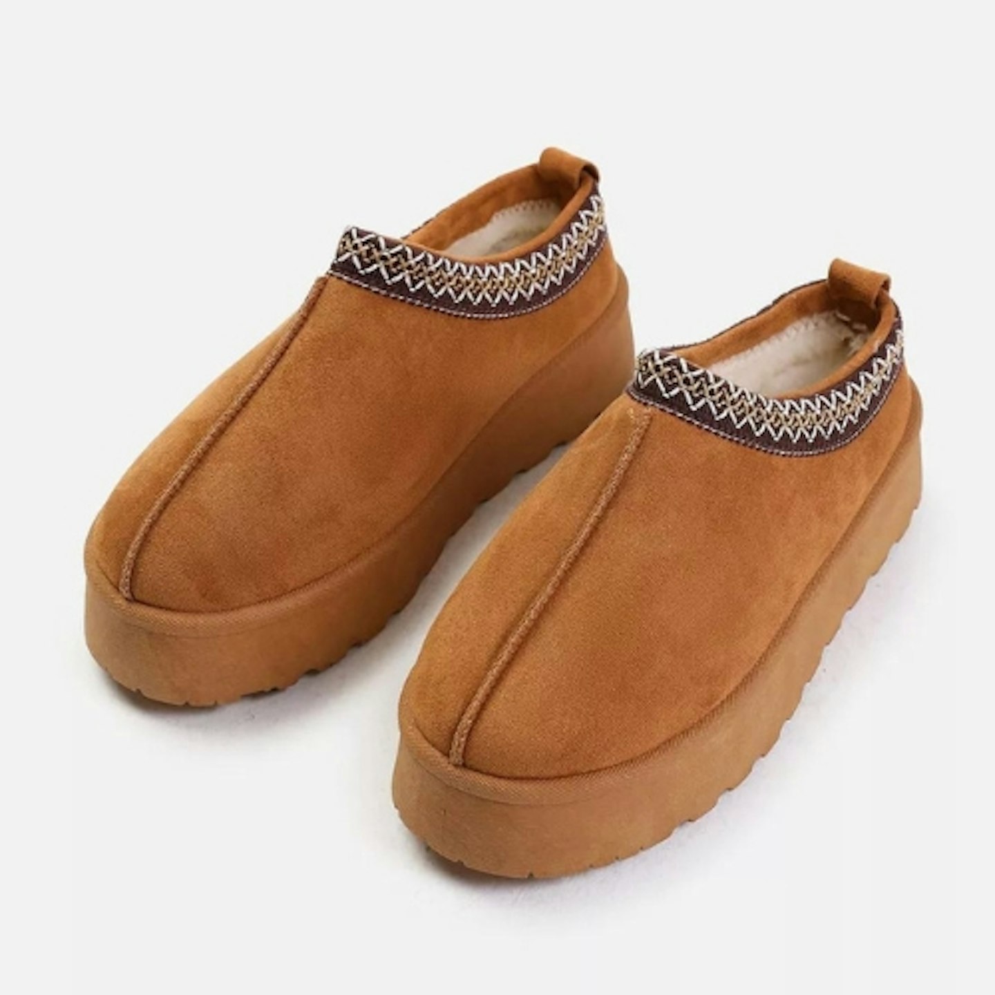 Debenhams Where's That From Freeze Flatform Embroidered Slipper Boots